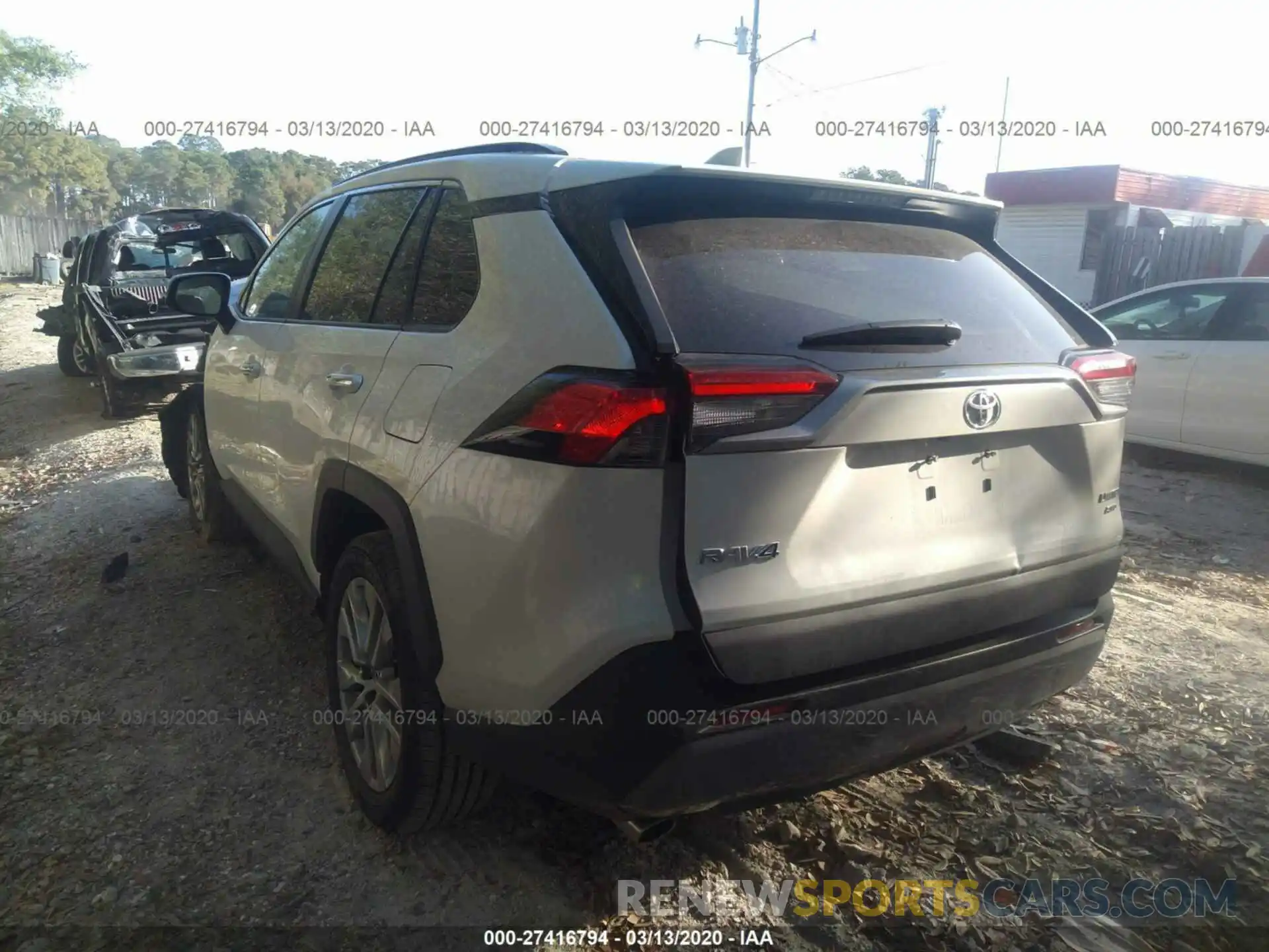 3 Photograph of a damaged car 2T3N1RFV9KC053046 TOYOTA RAV4 2019