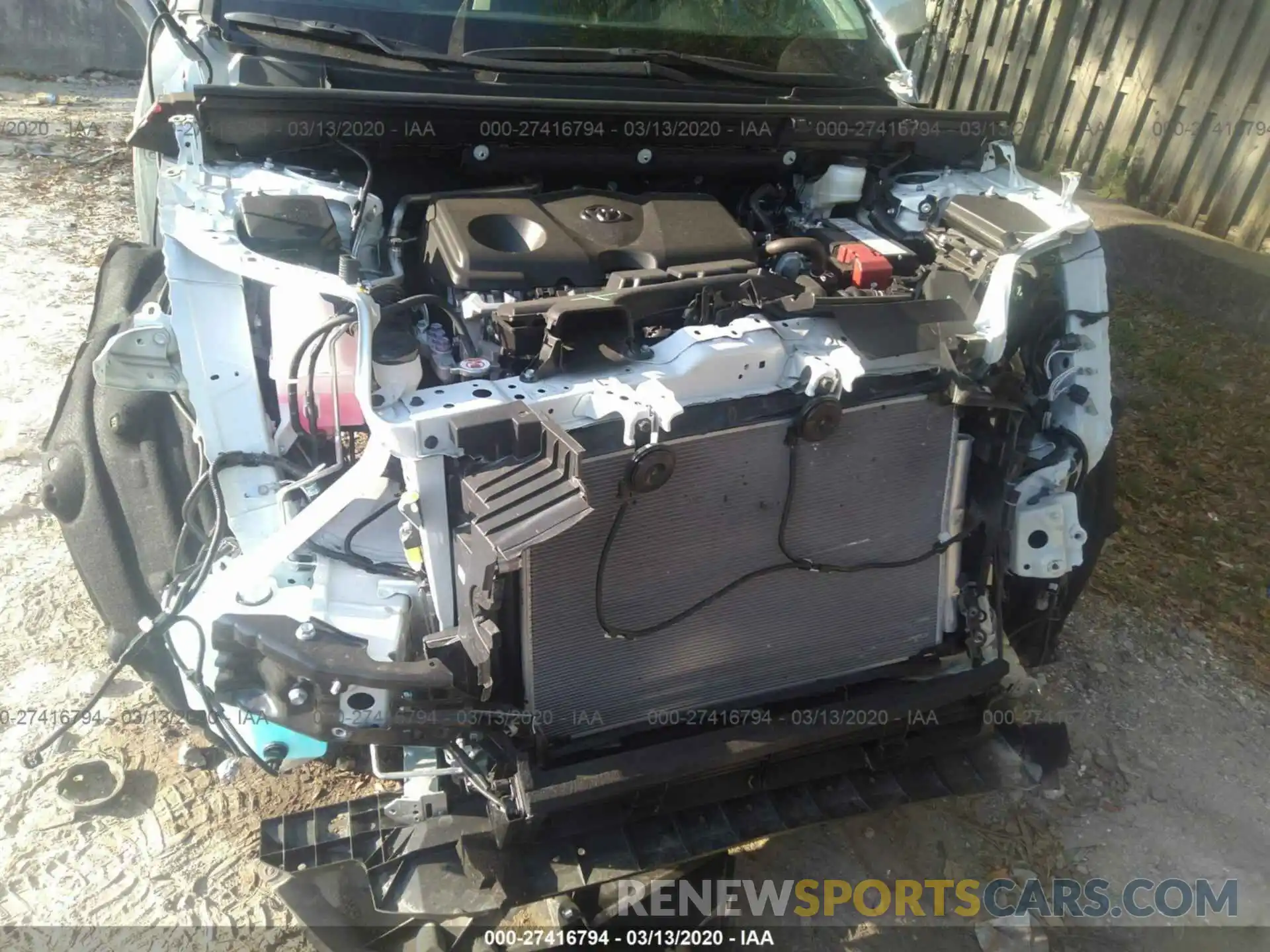 6 Photograph of a damaged car 2T3N1RFV9KC053046 TOYOTA RAV4 2019