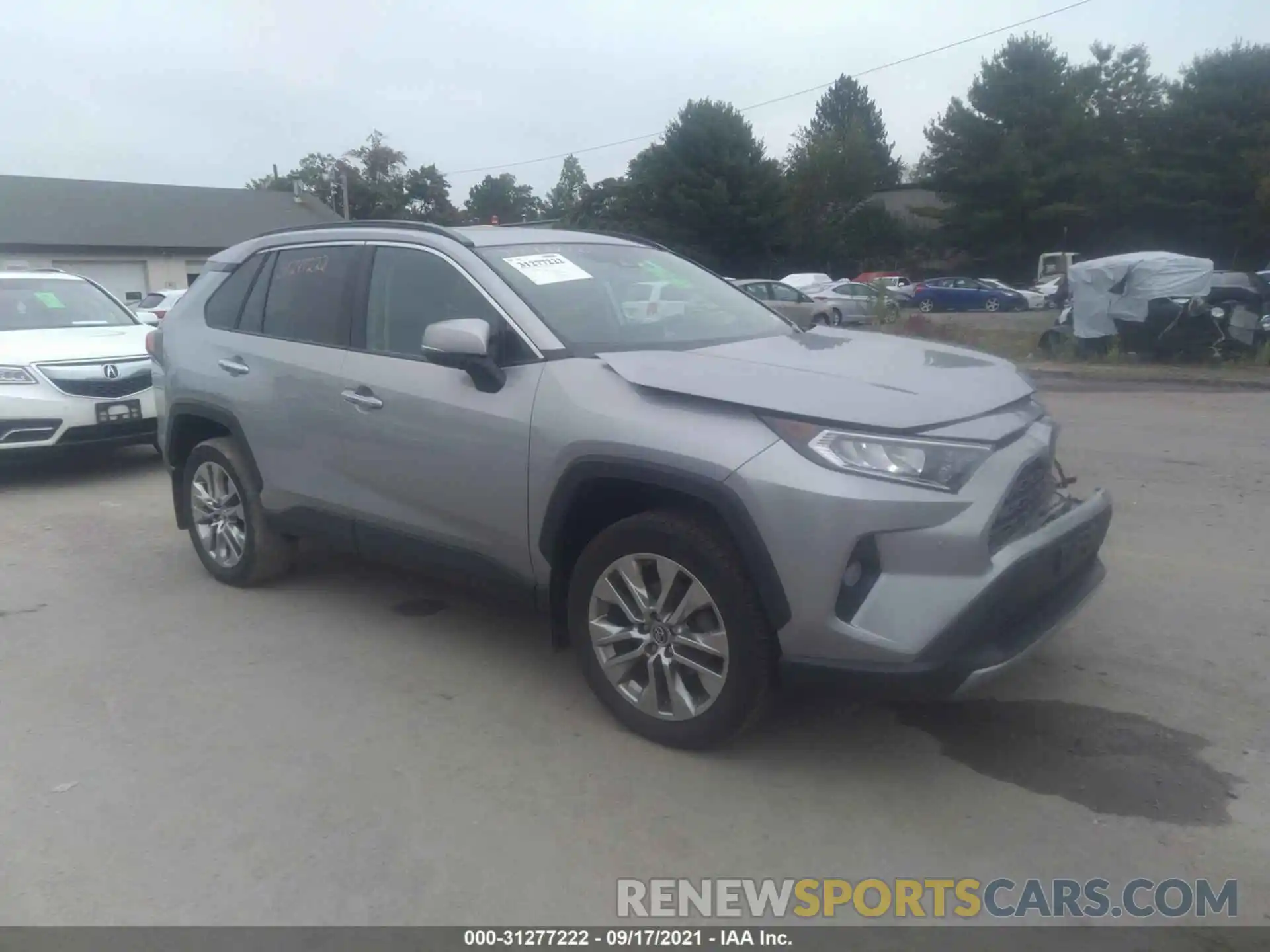 1 Photograph of a damaged car 2T3N1RFV9KW054003 TOYOTA RAV4 2019