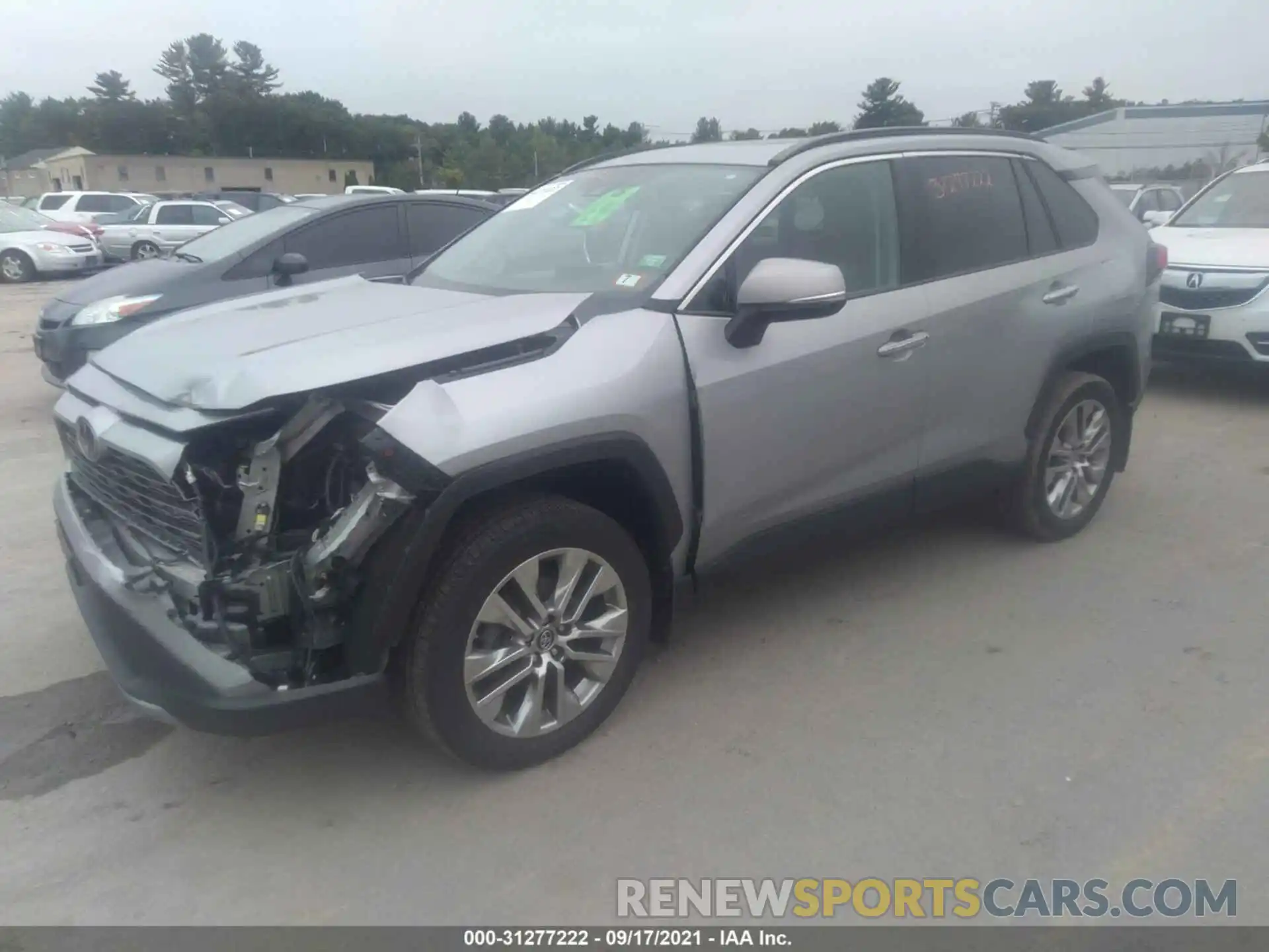 2 Photograph of a damaged car 2T3N1RFV9KW054003 TOYOTA RAV4 2019