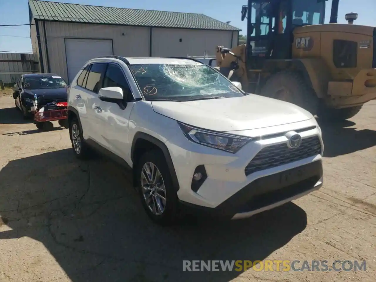 1 Photograph of a damaged car 2T3N1RFV9KW061937 TOYOTA RAV4 2019