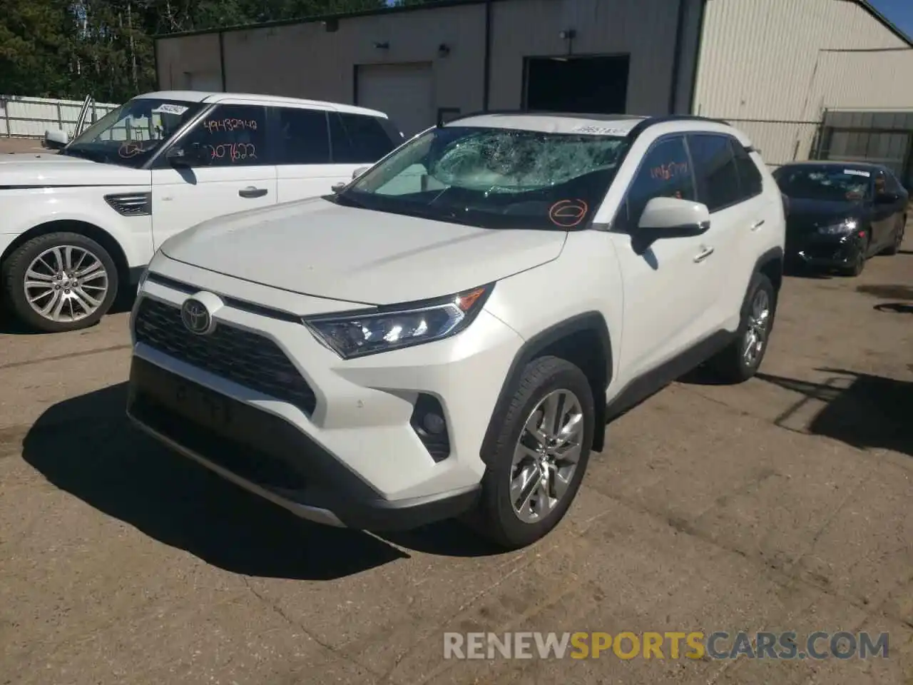 2 Photograph of a damaged car 2T3N1RFV9KW061937 TOYOTA RAV4 2019