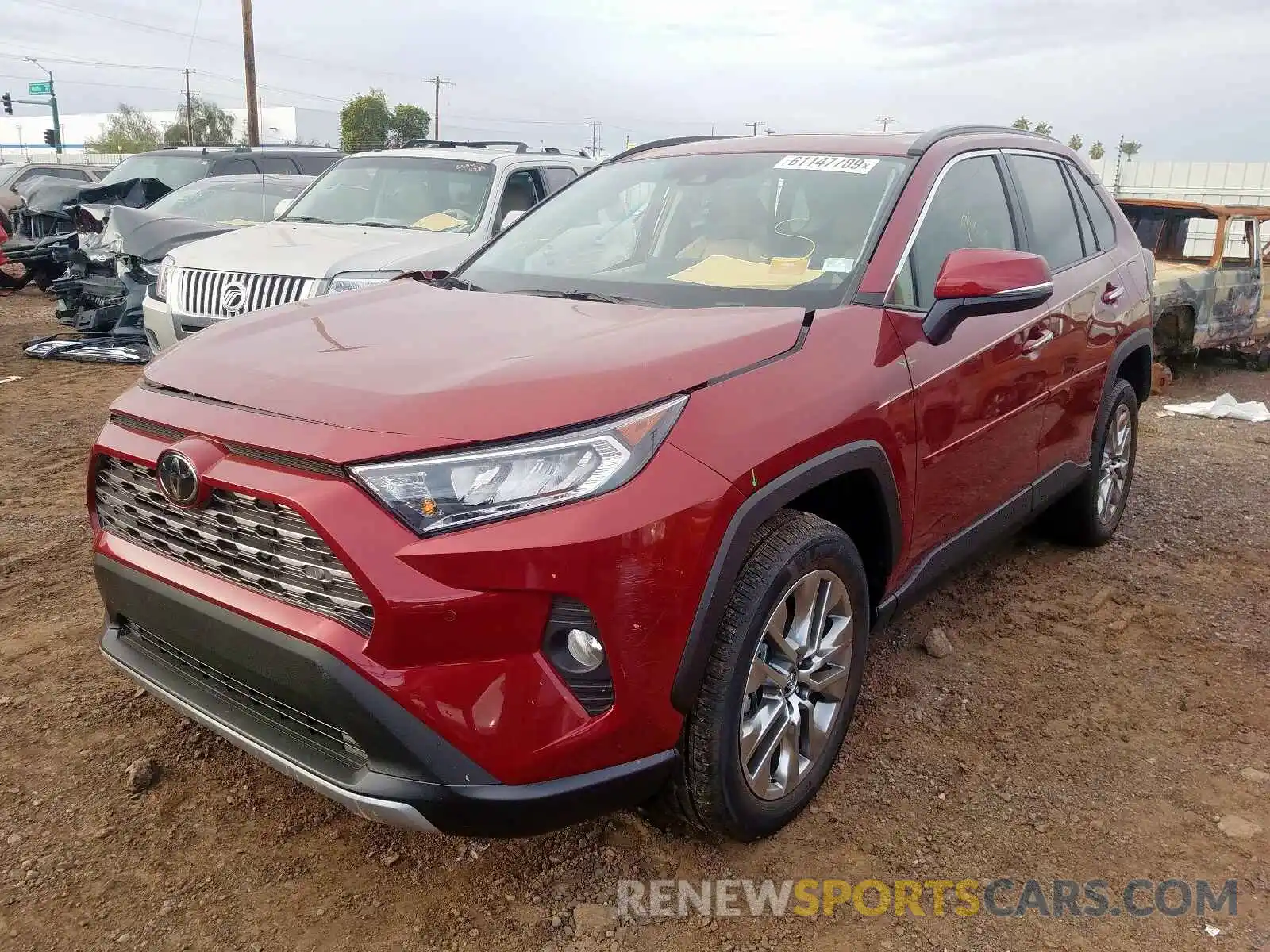 2 Photograph of a damaged car 2T3N1RFV9KW080178 TOYOTA RAV4 2019