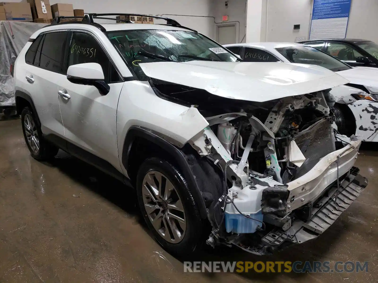 1 Photograph of a damaged car 2T3N1RFVXKC009962 TOYOTA RAV4 2019