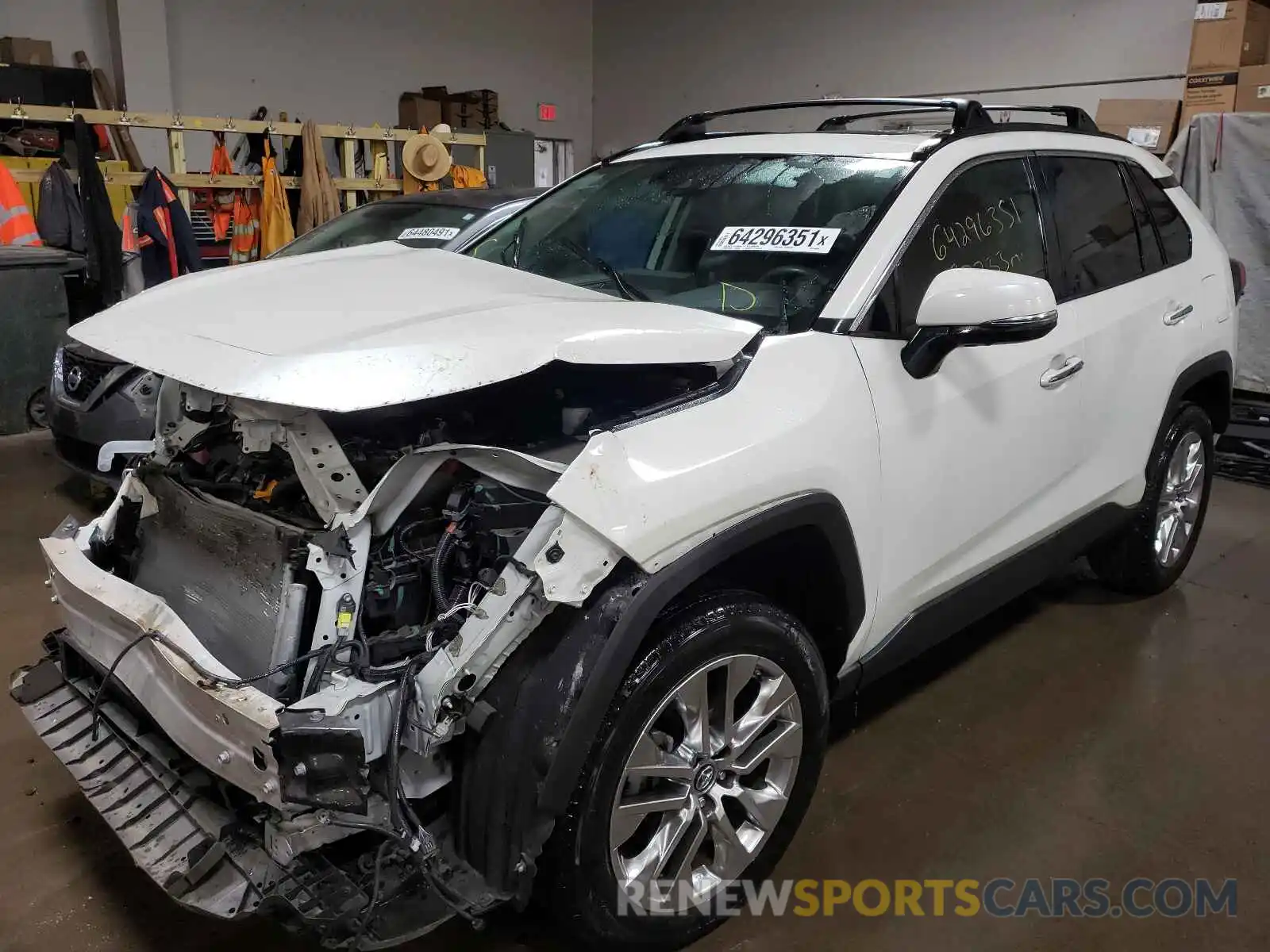 2 Photograph of a damaged car 2T3N1RFVXKC009962 TOYOTA RAV4 2019