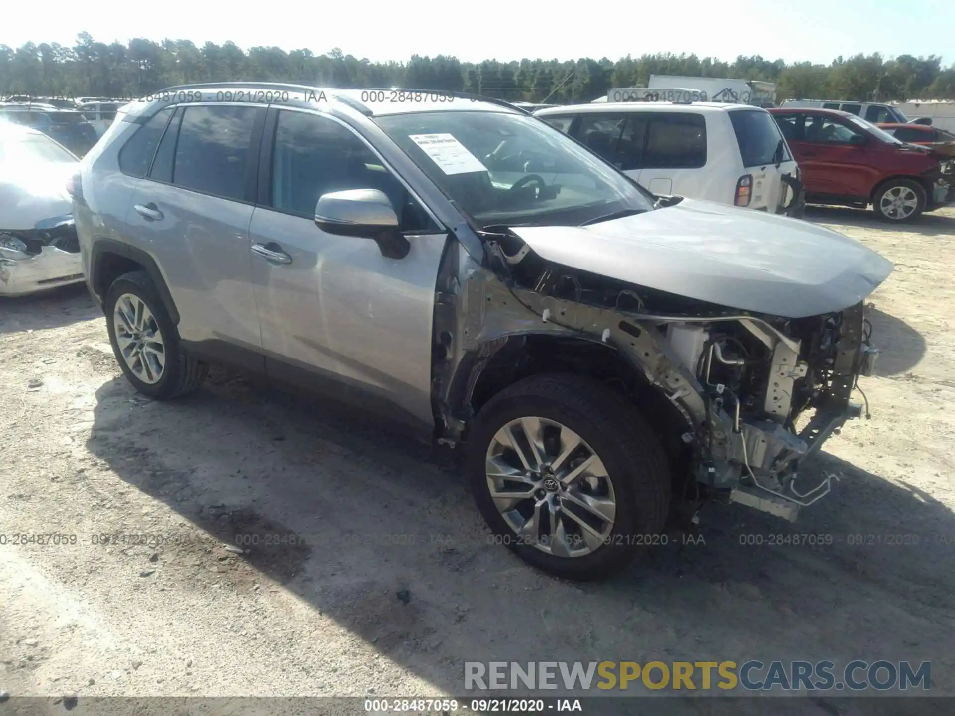 1 Photograph of a damaged car 2T3N1RFVXKC037048 TOYOTA RAV4 2019