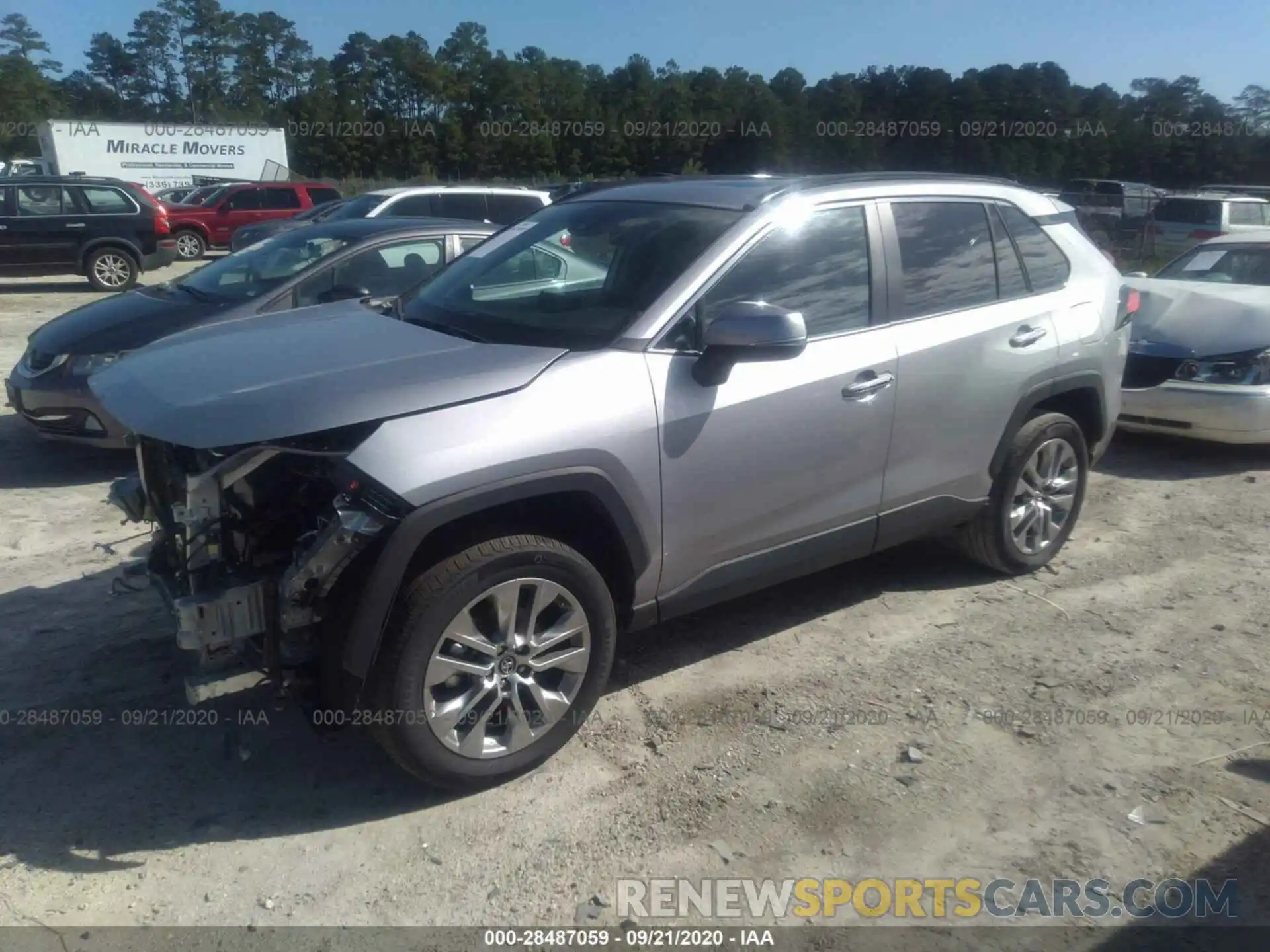 2 Photograph of a damaged car 2T3N1RFVXKC037048 TOYOTA RAV4 2019