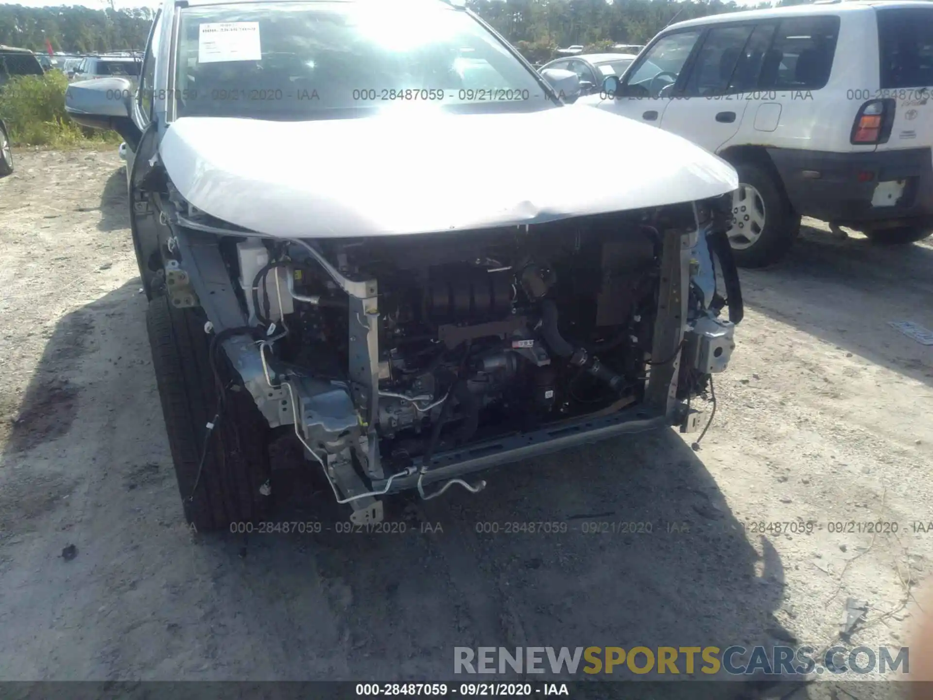 6 Photograph of a damaged car 2T3N1RFVXKC037048 TOYOTA RAV4 2019