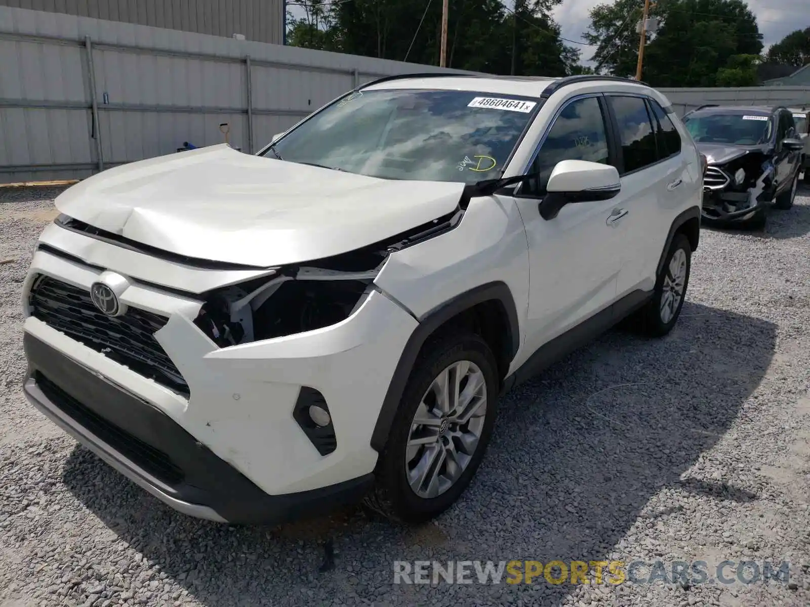 2 Photograph of a damaged car 2T3N1RFVXKC050625 TOYOTA RAV4 2019