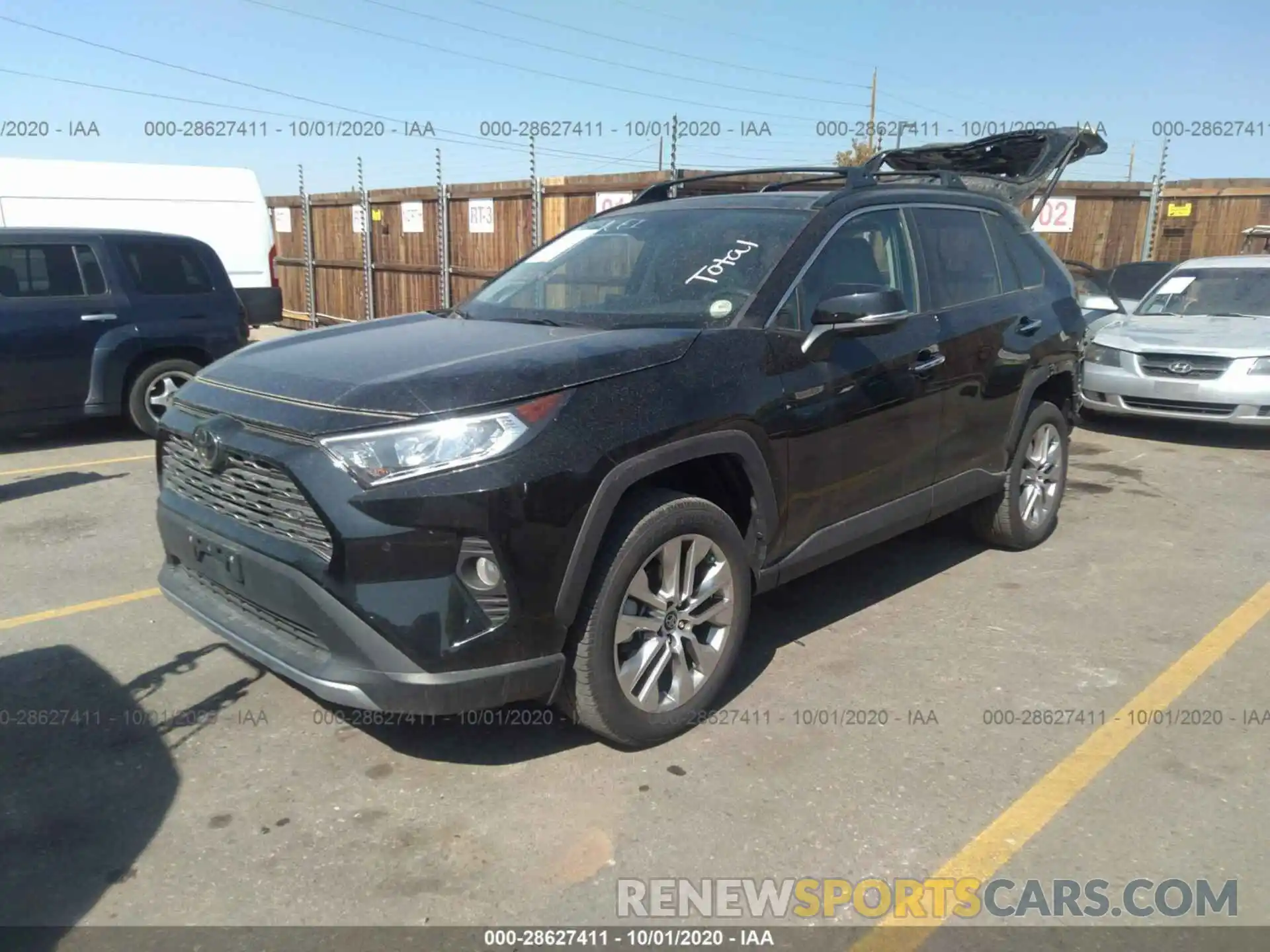 2 Photograph of a damaged car 2T3N1RFVXKW001116 TOYOTA RAV4 2019