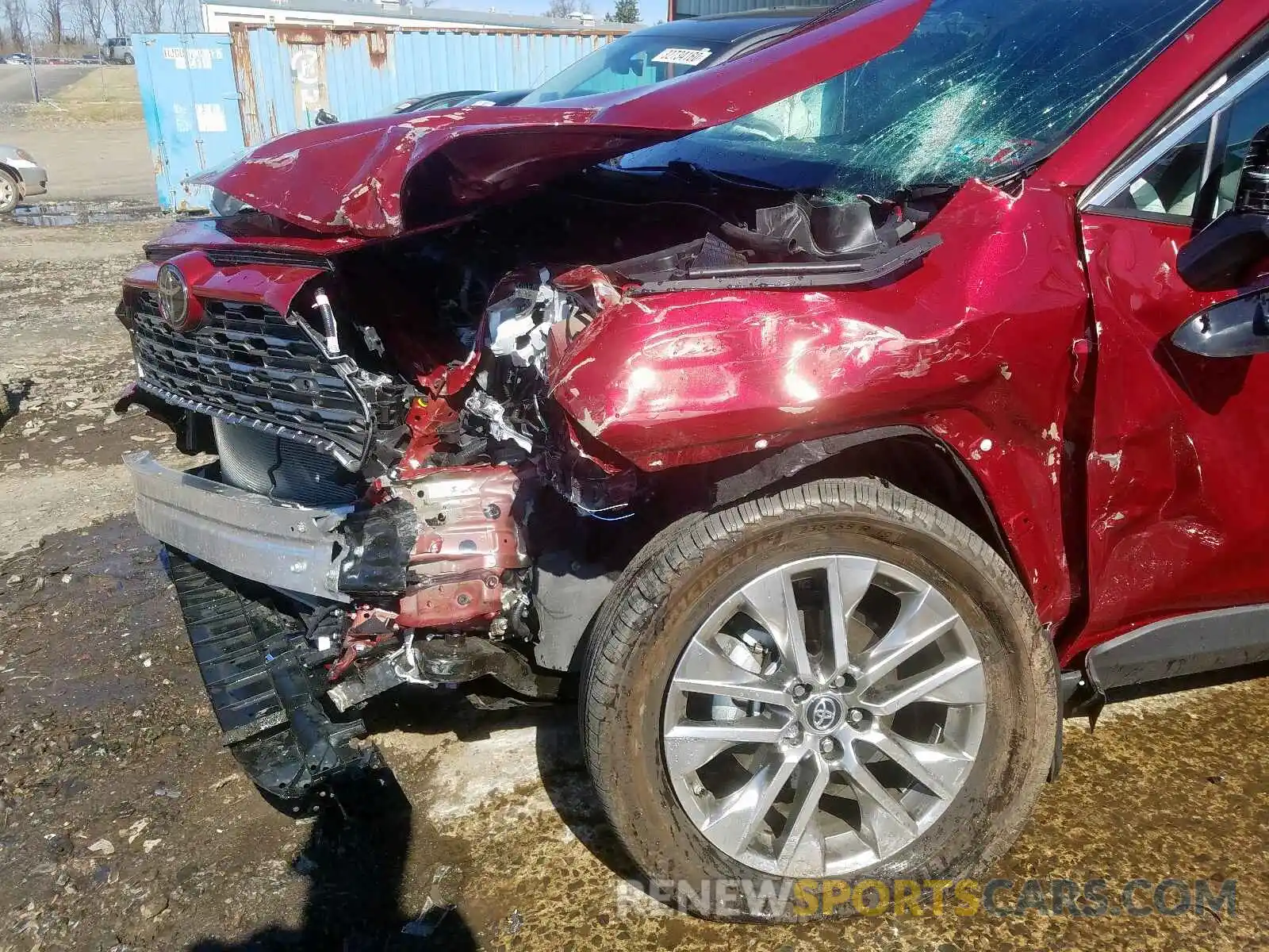 9 Photograph of a damaged car 2T3N1RFVXKW016201 TOYOTA RAV4 2019