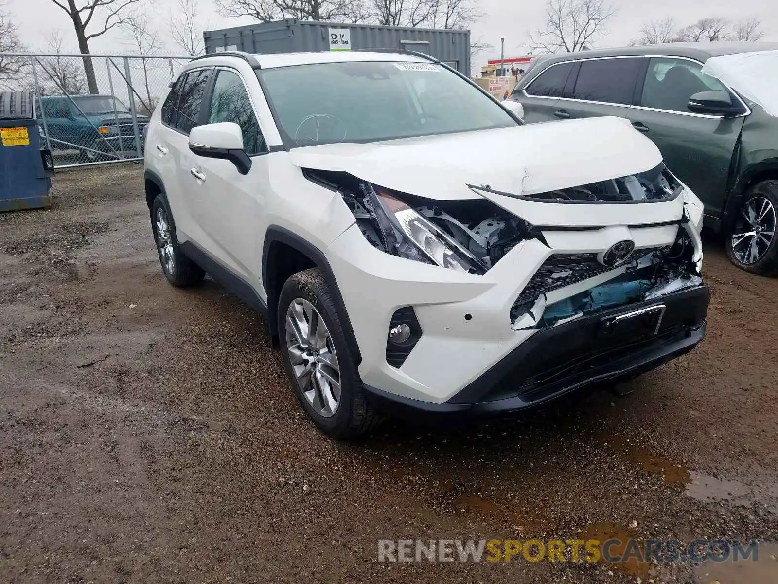 1 Photograph of a damaged car 2T3N1RFVXKW078598 TOYOTA RAV4 2019