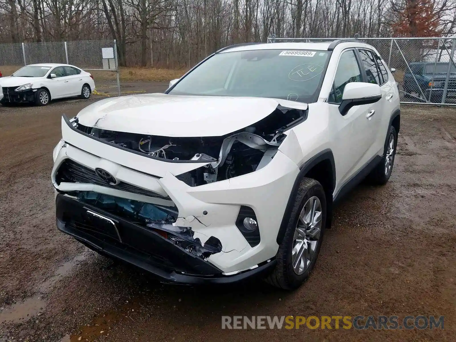 2 Photograph of a damaged car 2T3N1RFVXKW078598 TOYOTA RAV4 2019