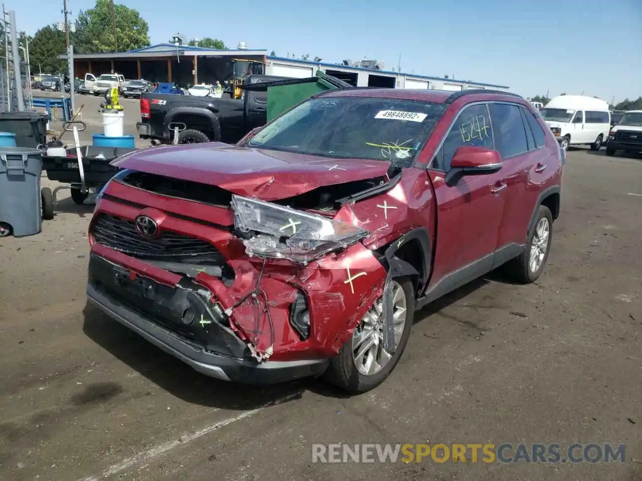 9 Photograph of a damaged car 2T3N1RFVXKW082005 TOYOTA RAV4 2019