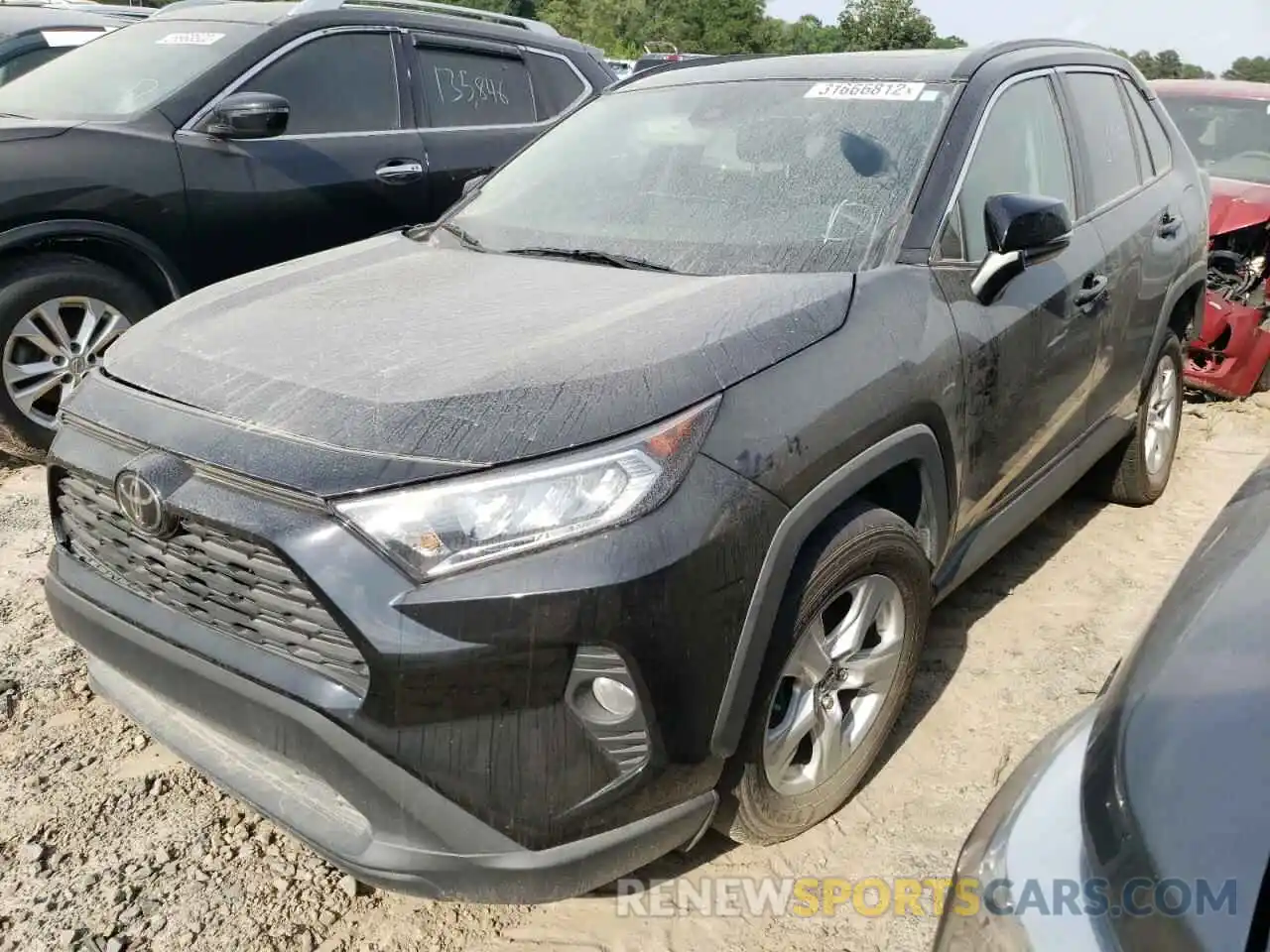 2 Фотография поврежденного автомобиля 2T3P1RFV0KC002544 TOYOTA RAV4 2019