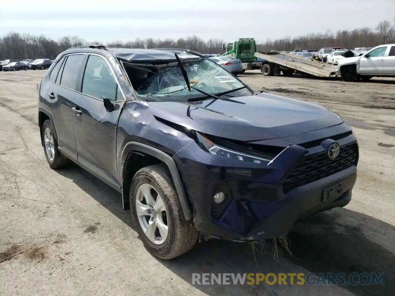 1 Photograph of a damaged car 2T3P1RFV0KC004195 TOYOTA RAV4 2019