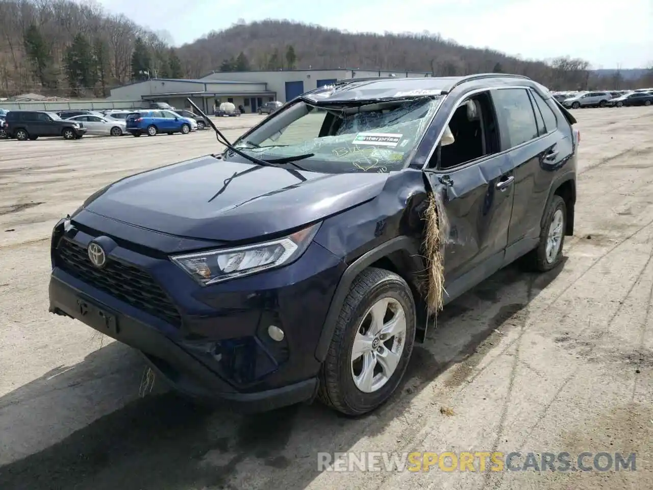 2 Фотография поврежденного автомобиля 2T3P1RFV0KC004195 TOYOTA RAV4 2019