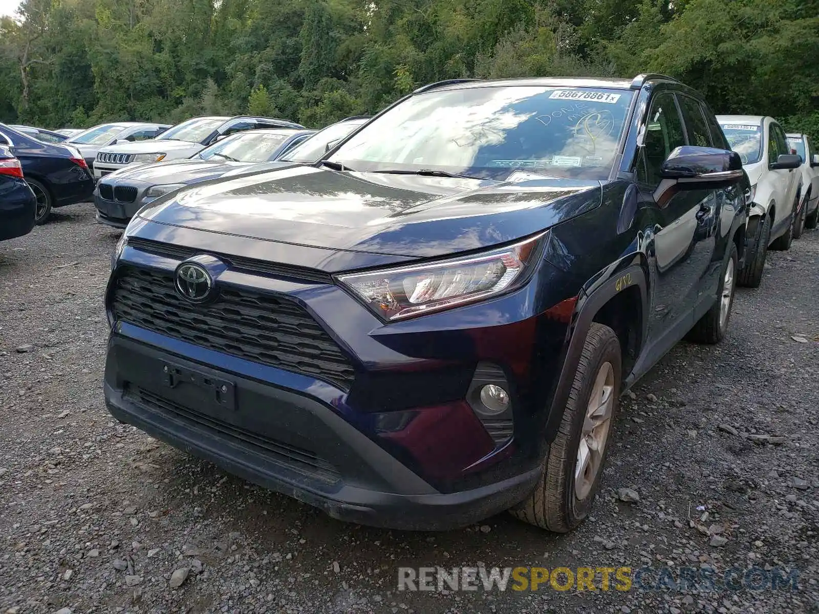 2 Photograph of a damaged car 2T3P1RFV0KC005248 TOYOTA RAV4 2019