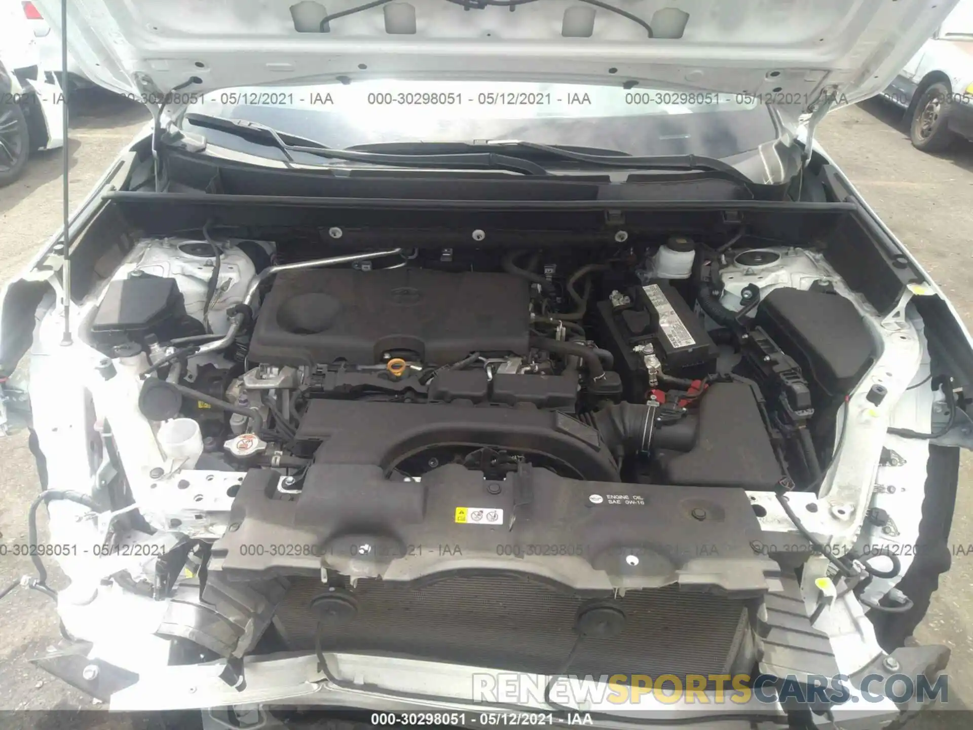 10 Фотография поврежденного автомобиля 2T3P1RFV0KC005797 TOYOTA RAV4 2019