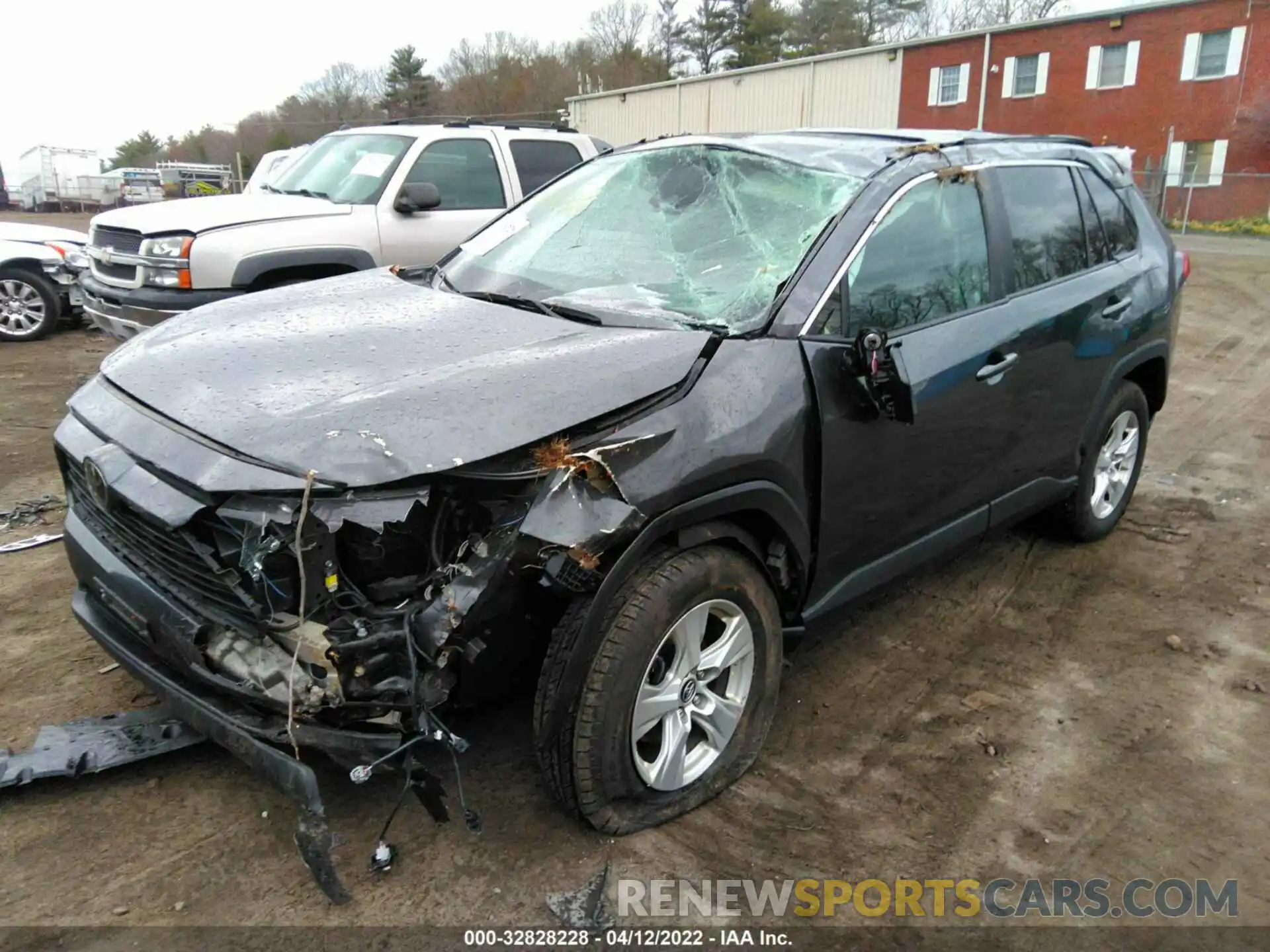 2 Photograph of a damaged car 2T3P1RFV0KC006996 TOYOTA RAV4 2019