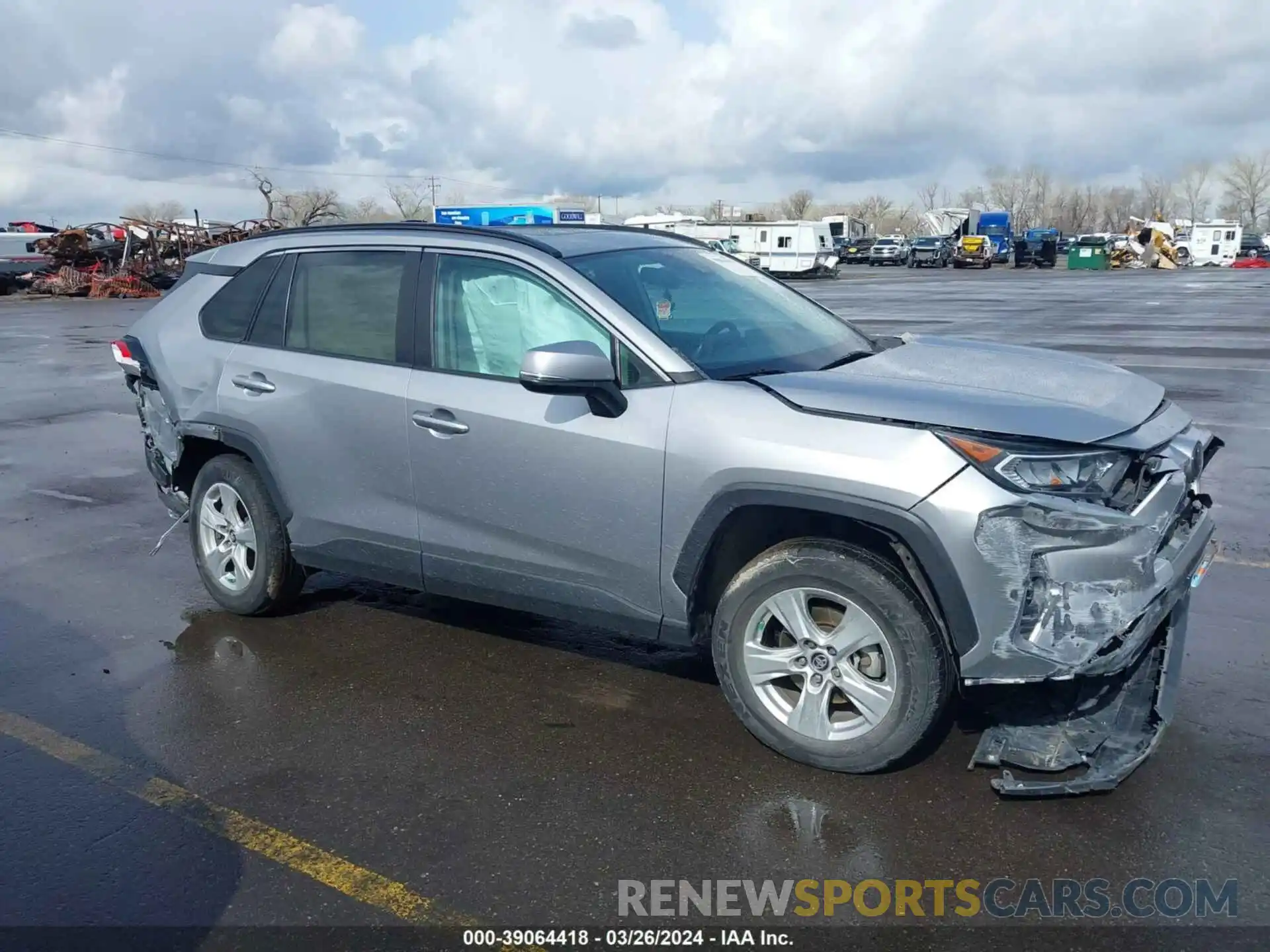 13 Photograph of a damaged car 2T3P1RFV0KC007078 TOYOTA RAV4 2019