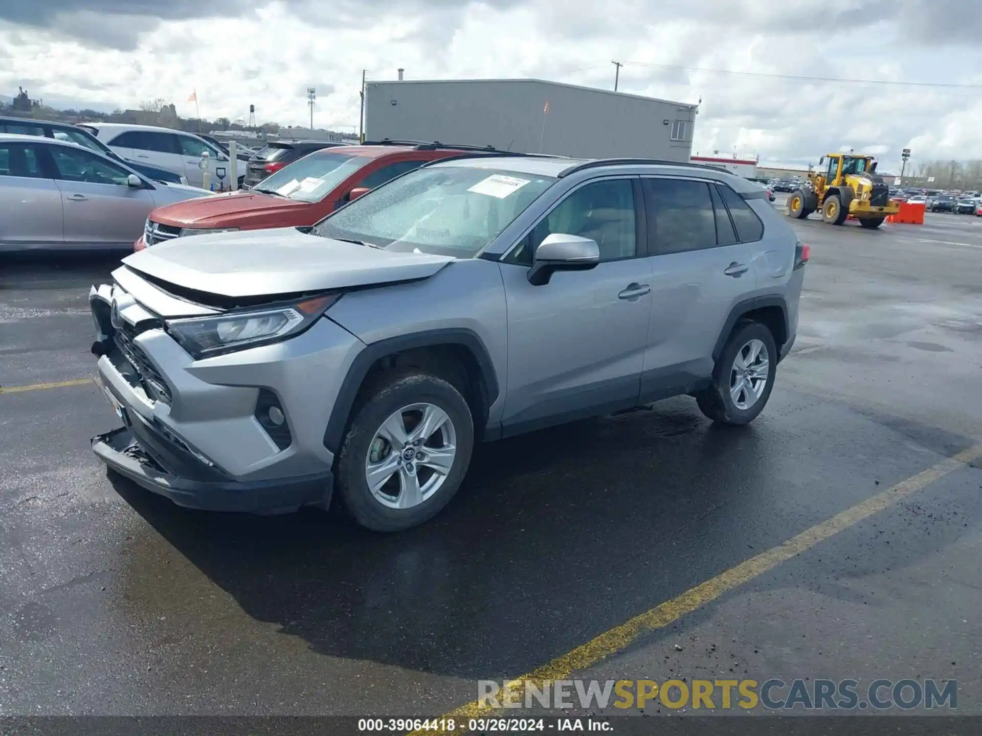 2 Photograph of a damaged car 2T3P1RFV0KC007078 TOYOTA RAV4 2019