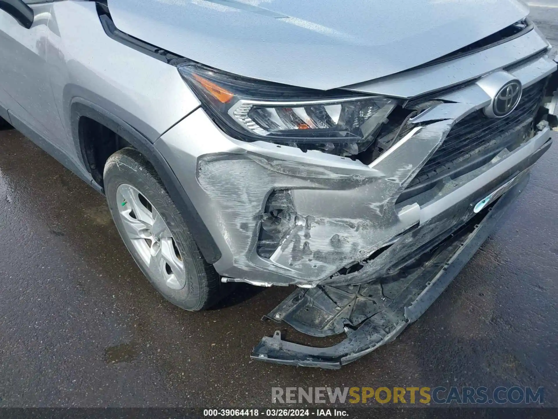 6 Photograph of a damaged car 2T3P1RFV0KC007078 TOYOTA RAV4 2019