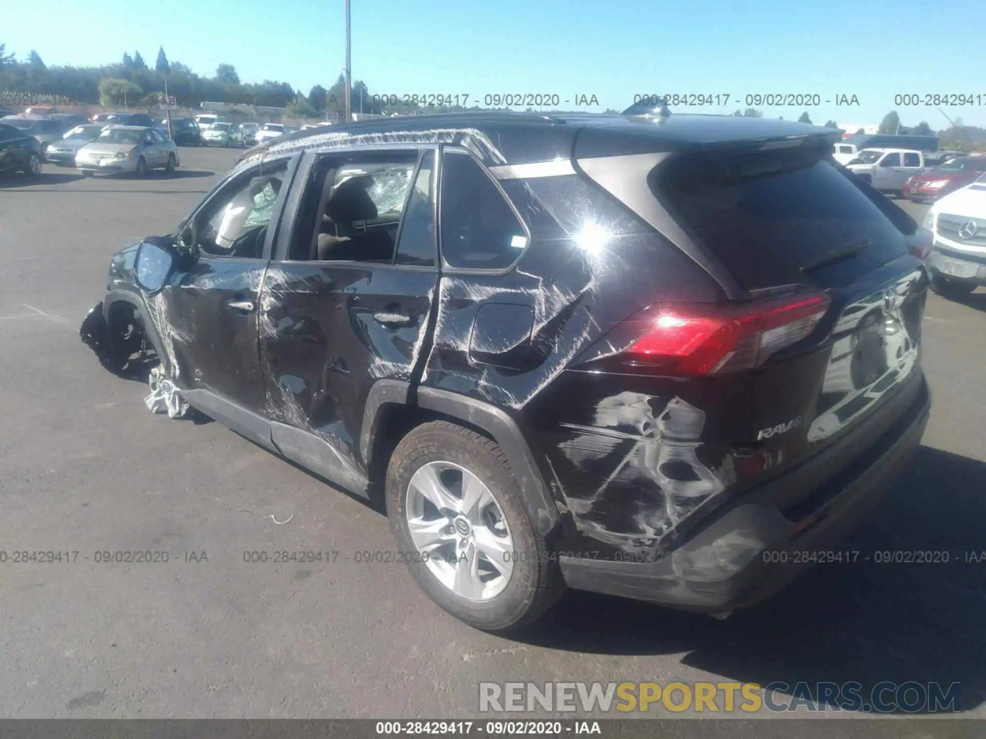 3 Фотография поврежденного автомобиля 2T3P1RFV0KC007873 TOYOTA RAV4 2019