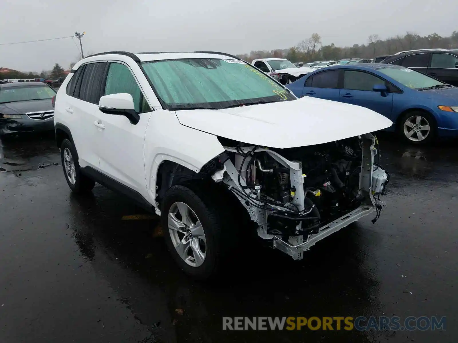 1 Photograph of a damaged car 2T3P1RFV0KC013771 TOYOTA RAV4 2019