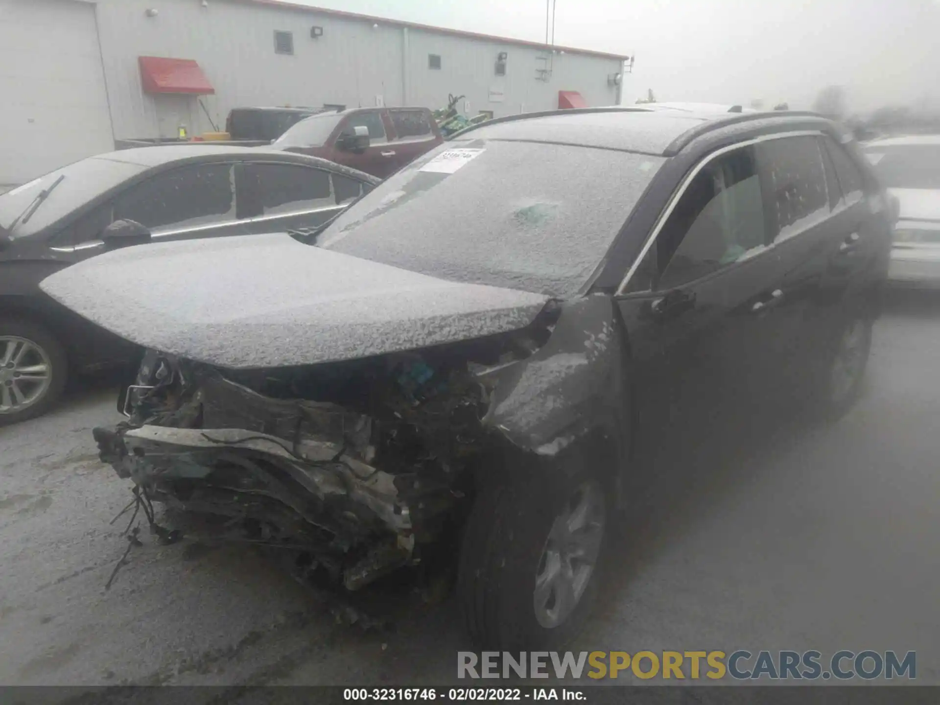 2 Photograph of a damaged car 2T3P1RFV0KC013818 TOYOTA RAV4 2019