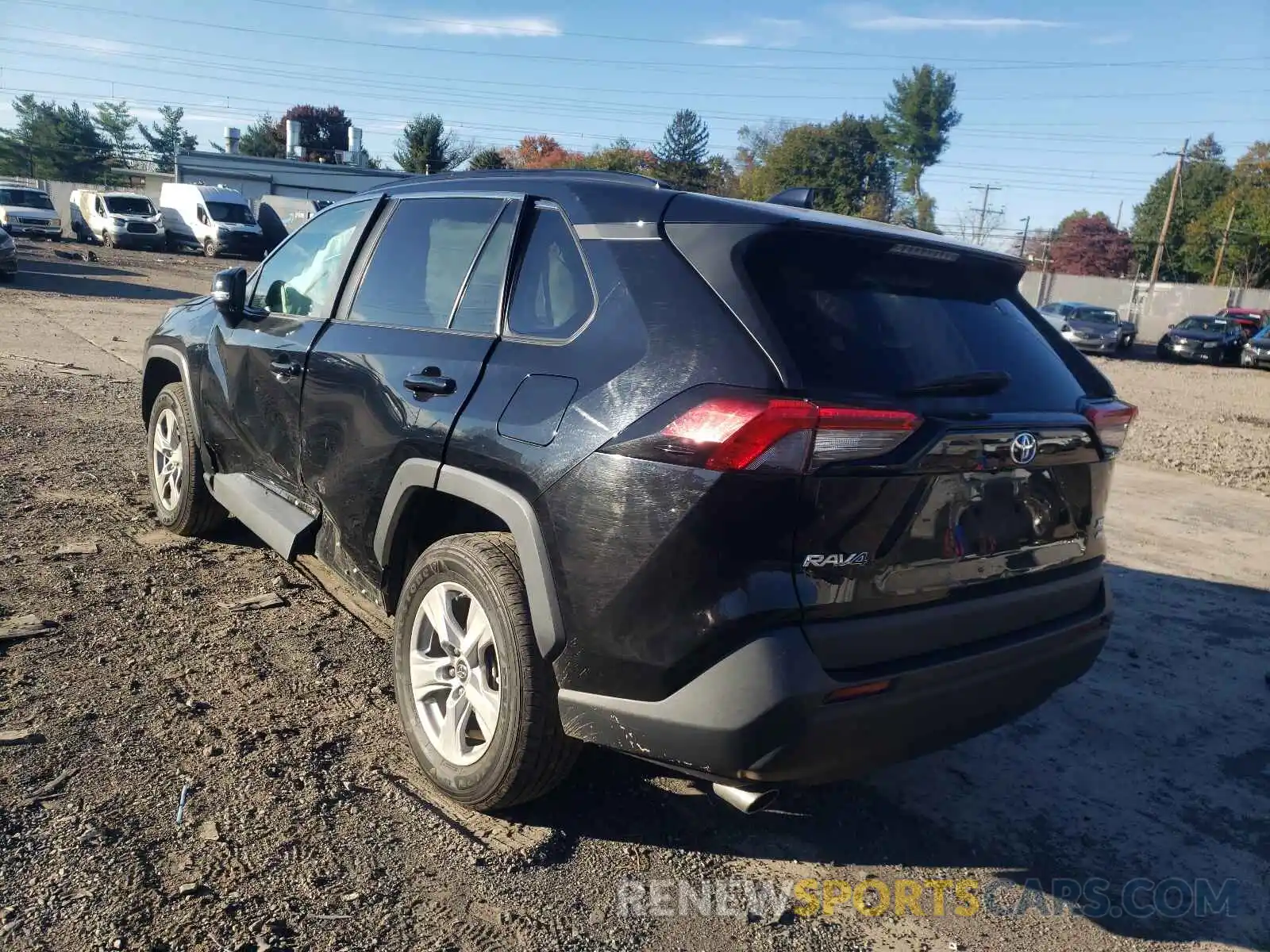 3 Photograph of a damaged car 2T3P1RFV0KC015018 TOYOTA RAV4 2019