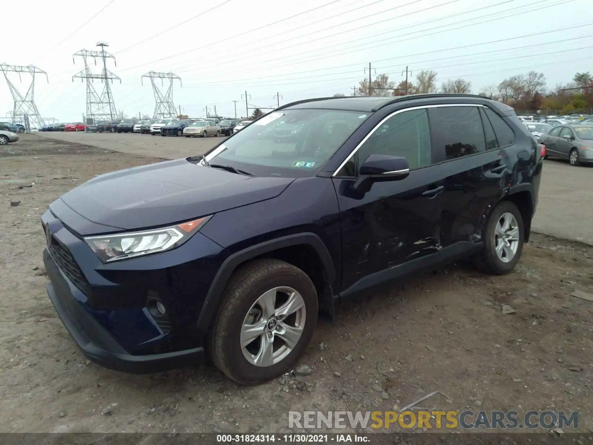 2 Фотография поврежденного автомобиля 2T3P1RFV0KC015908 TOYOTA RAV4 2019