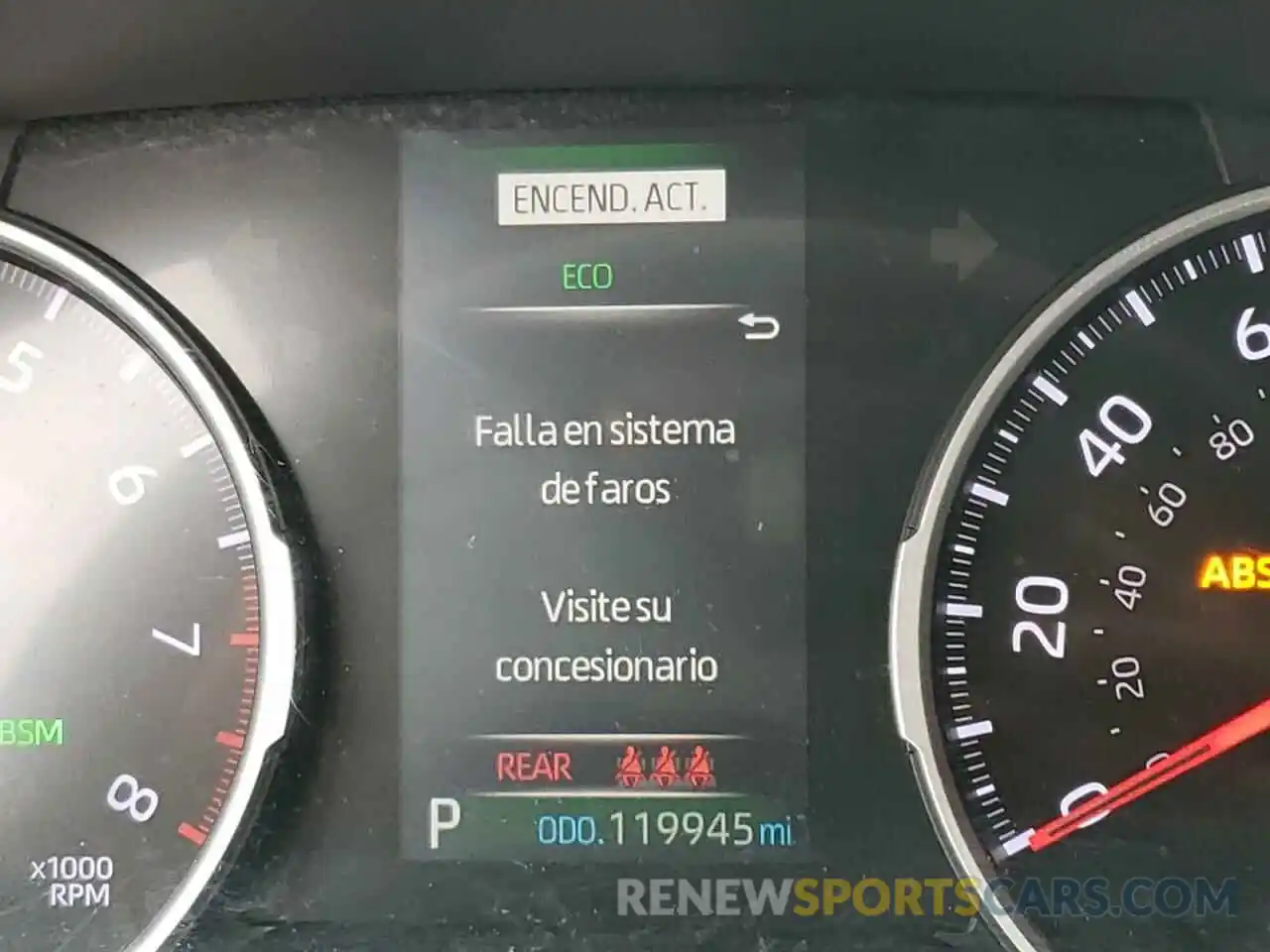 8 Фотография поврежденного автомобиля 2T3P1RFV0KC016444 TOYOTA RAV4 2019