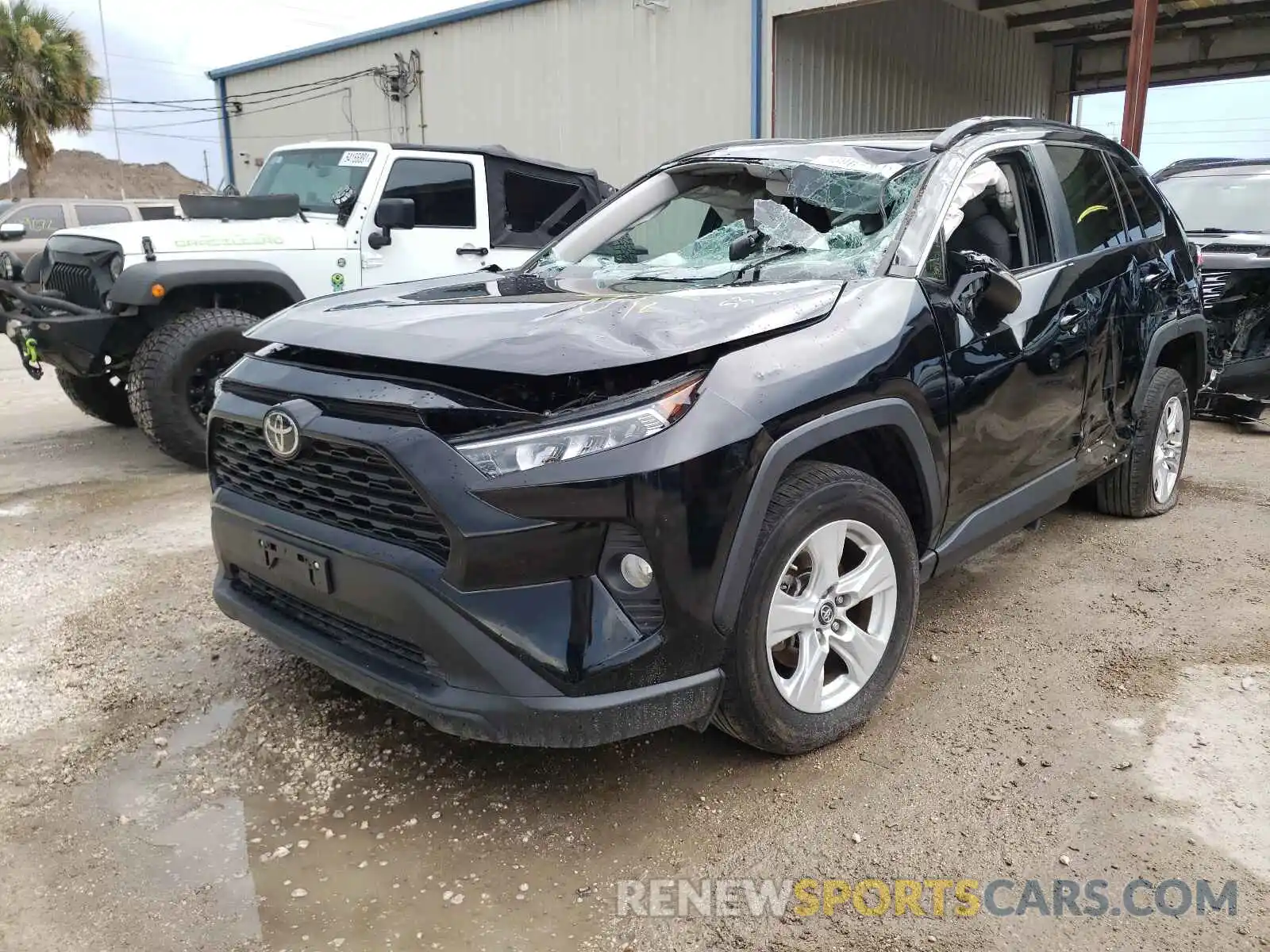 2 Photograph of a damaged car 2T3P1RFV0KC018775 TOYOTA RAV4 2019