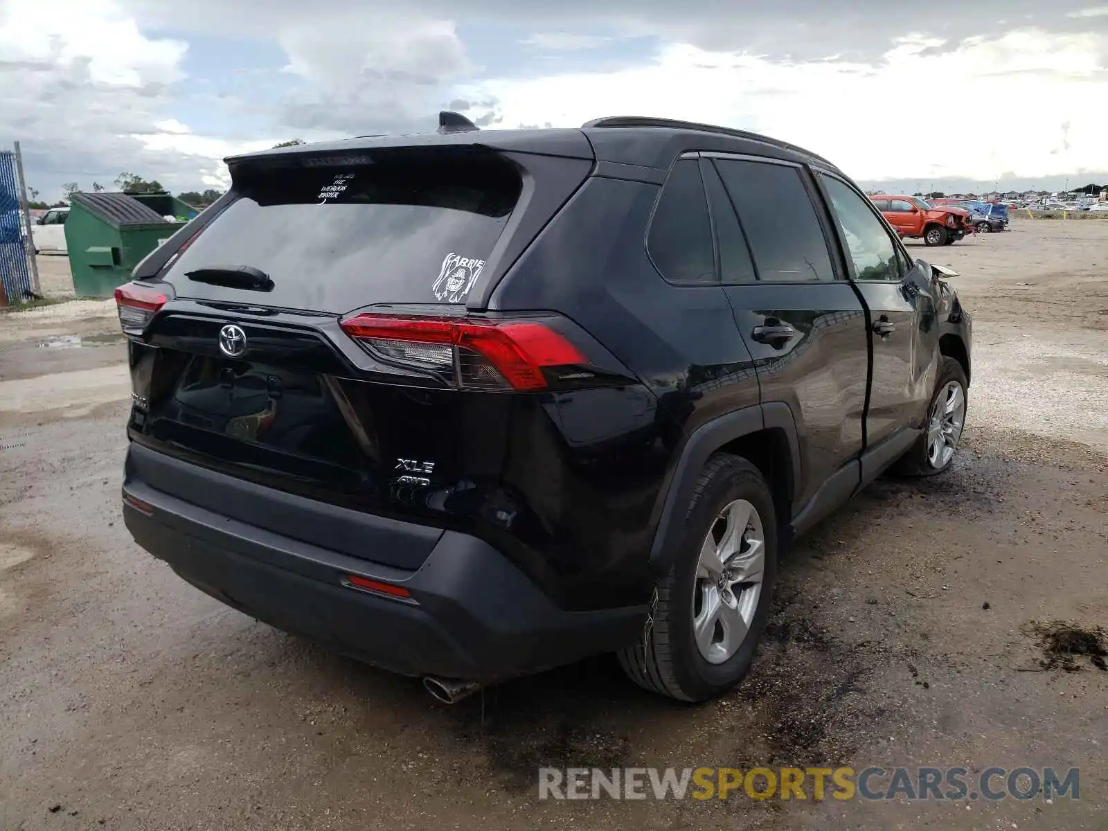 4 Photograph of a damaged car 2T3P1RFV0KC018775 TOYOTA RAV4 2019