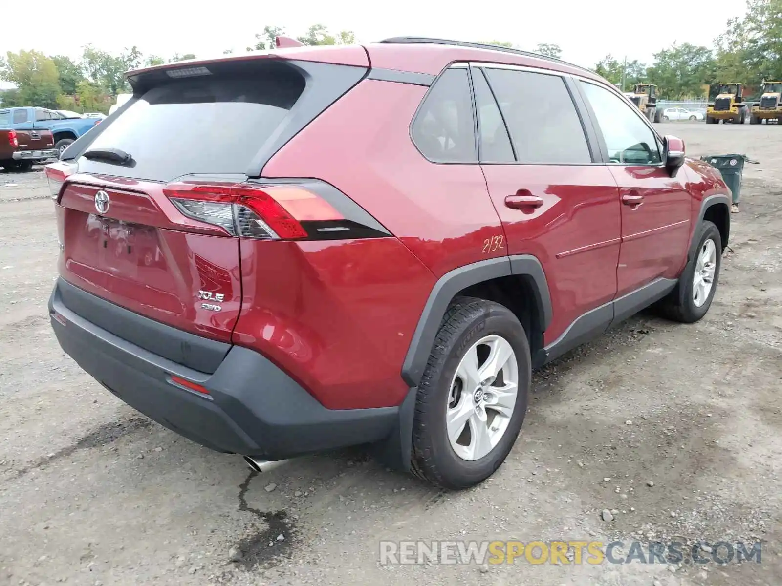 4 Фотография поврежденного автомобиля 2T3P1RFV0KC029212 TOYOTA RAV4 2019