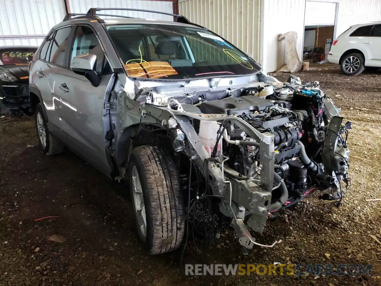 1 Photograph of a damaged car 2T3P1RFV0KC030232 TOYOTA RAV4 2019