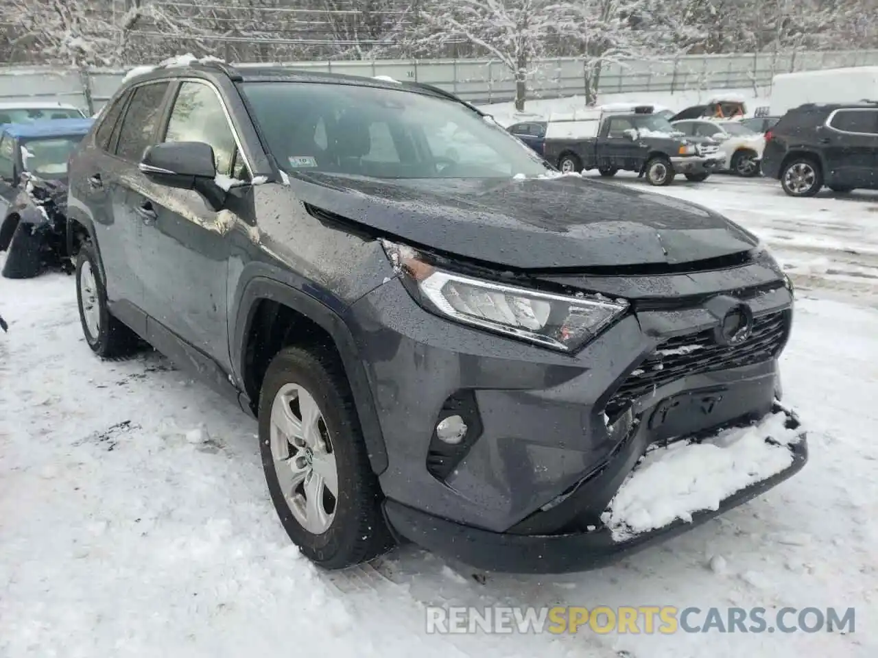 1 Photograph of a damaged car 2T3P1RFV0KC035298 TOYOTA RAV4 2019