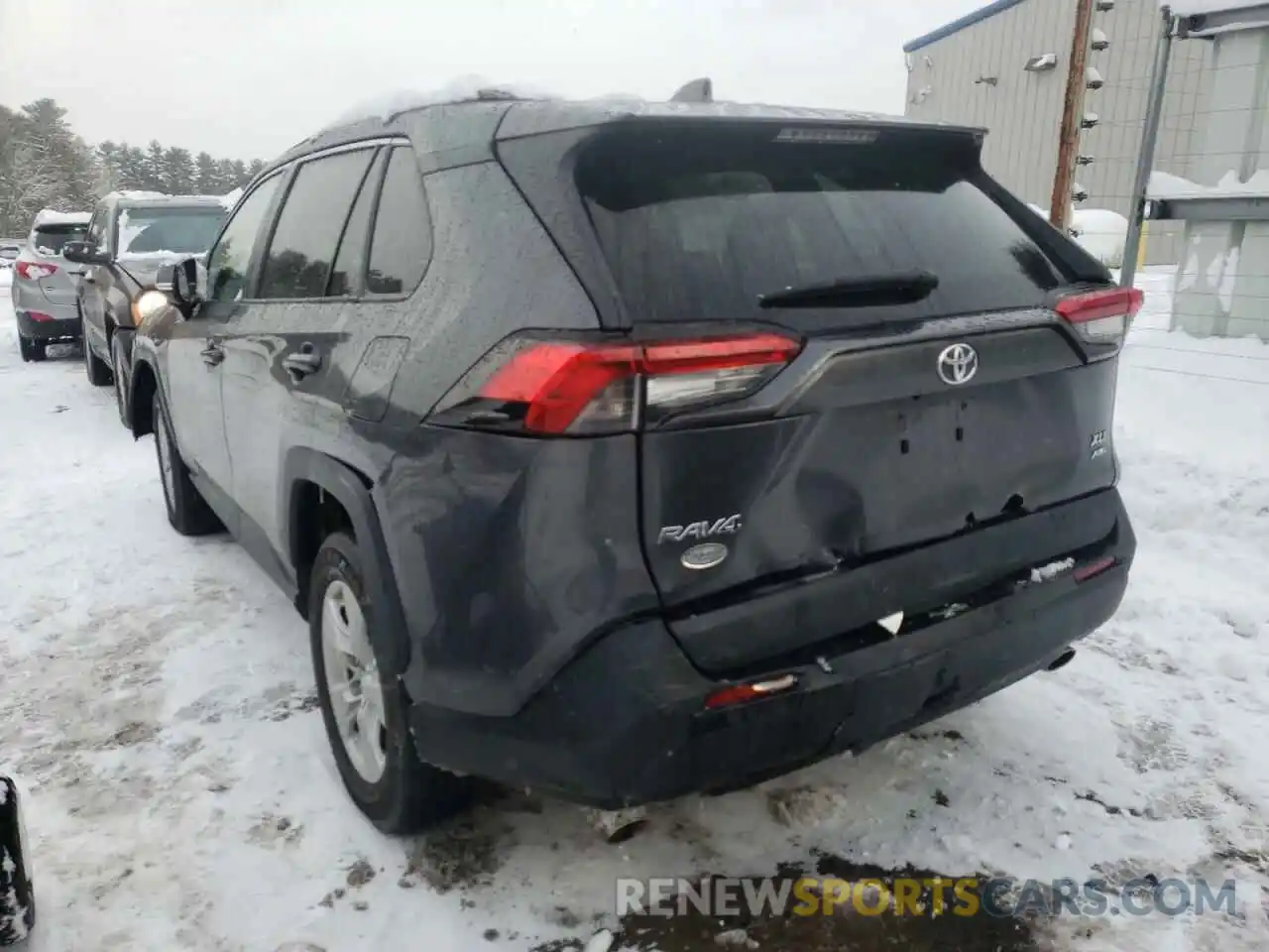 3 Photograph of a damaged car 2T3P1RFV0KC035298 TOYOTA RAV4 2019