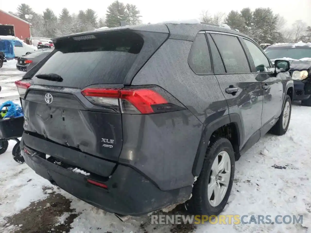 4 Photograph of a damaged car 2T3P1RFV0KC035298 TOYOTA RAV4 2019