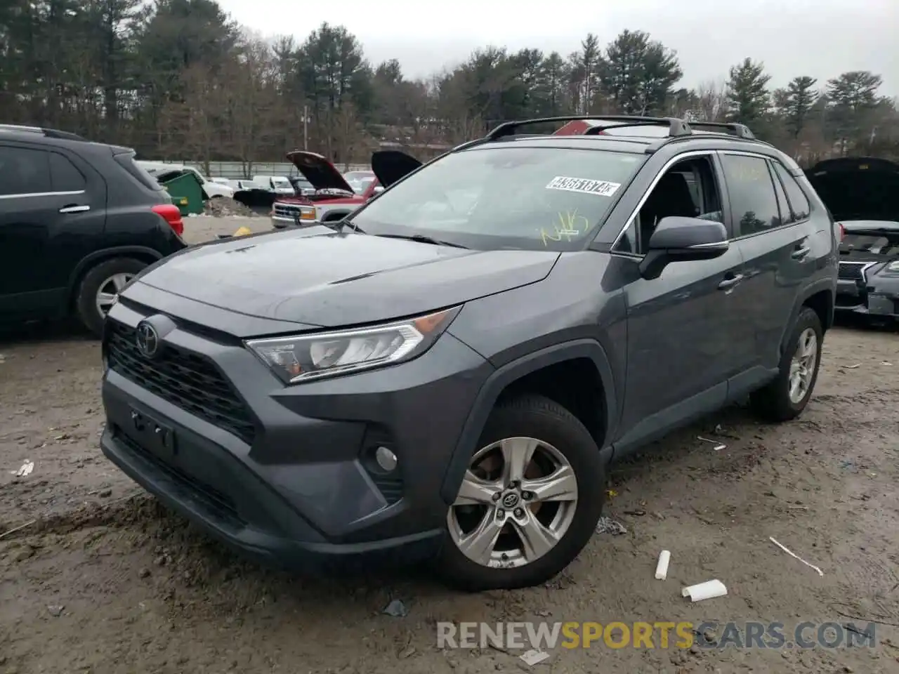 1 Photograph of a damaged car 2T3P1RFV0KC037651 TOYOTA RAV4 2019