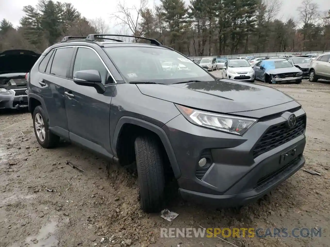 4 Photograph of a damaged car 2T3P1RFV0KC037651 TOYOTA RAV4 2019