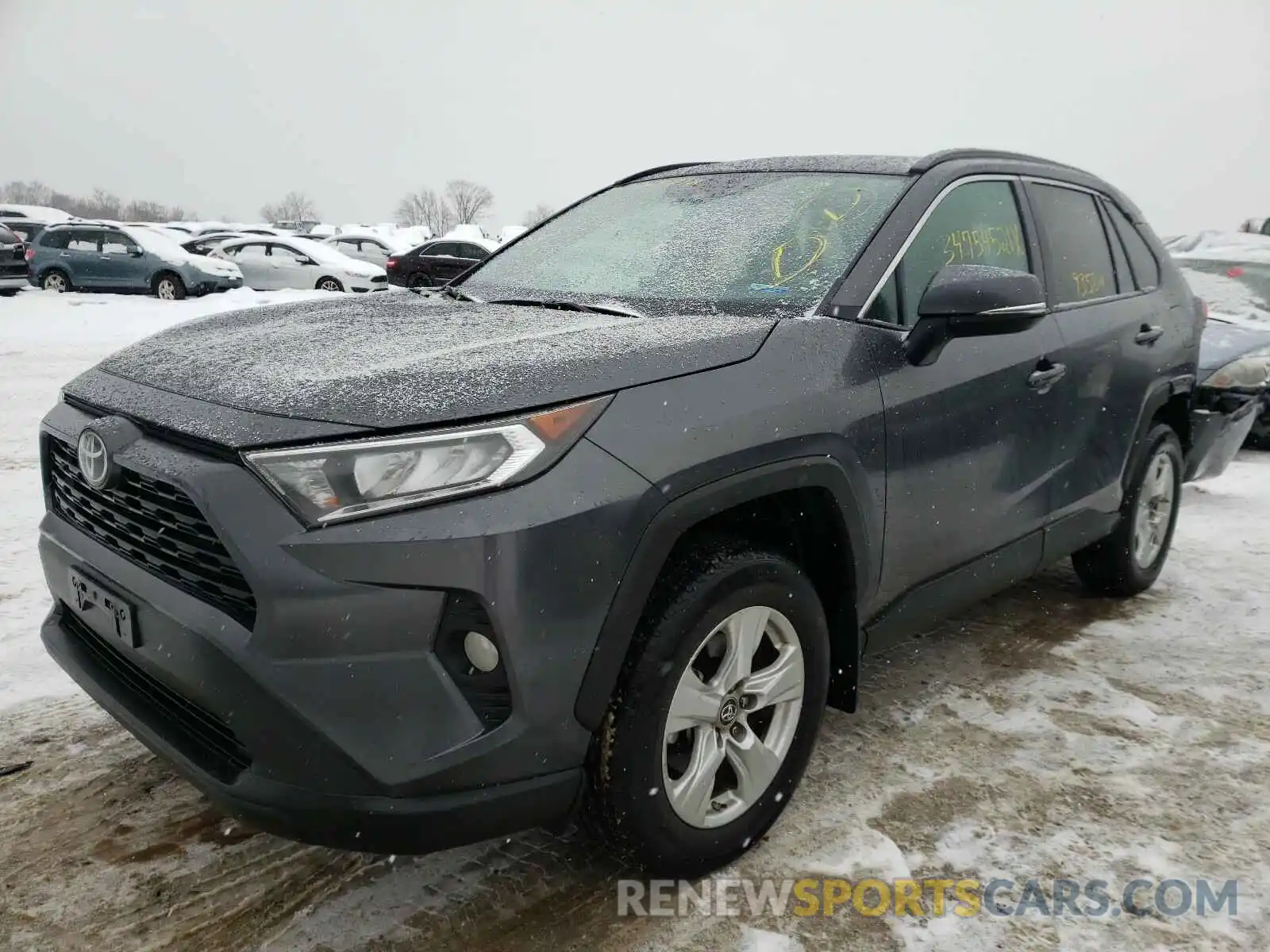 2 Photograph of a damaged car 2T3P1RFV0KC042798 TOYOTA RAV4 2019