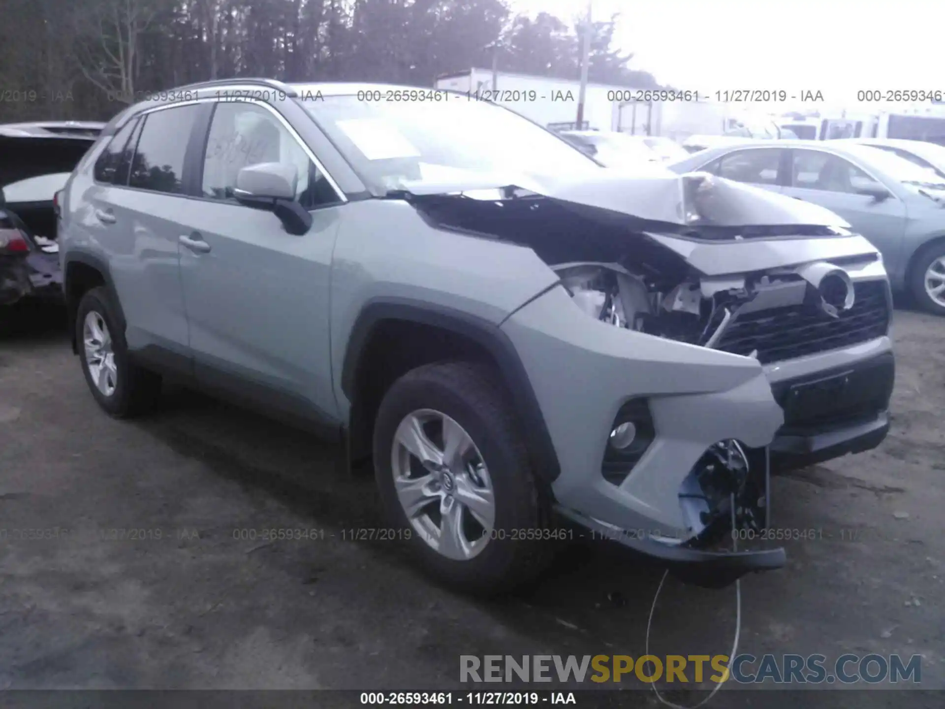 1 Photograph of a damaged car 2T3P1RFV0KC050139 TOYOTA RAV4 2019