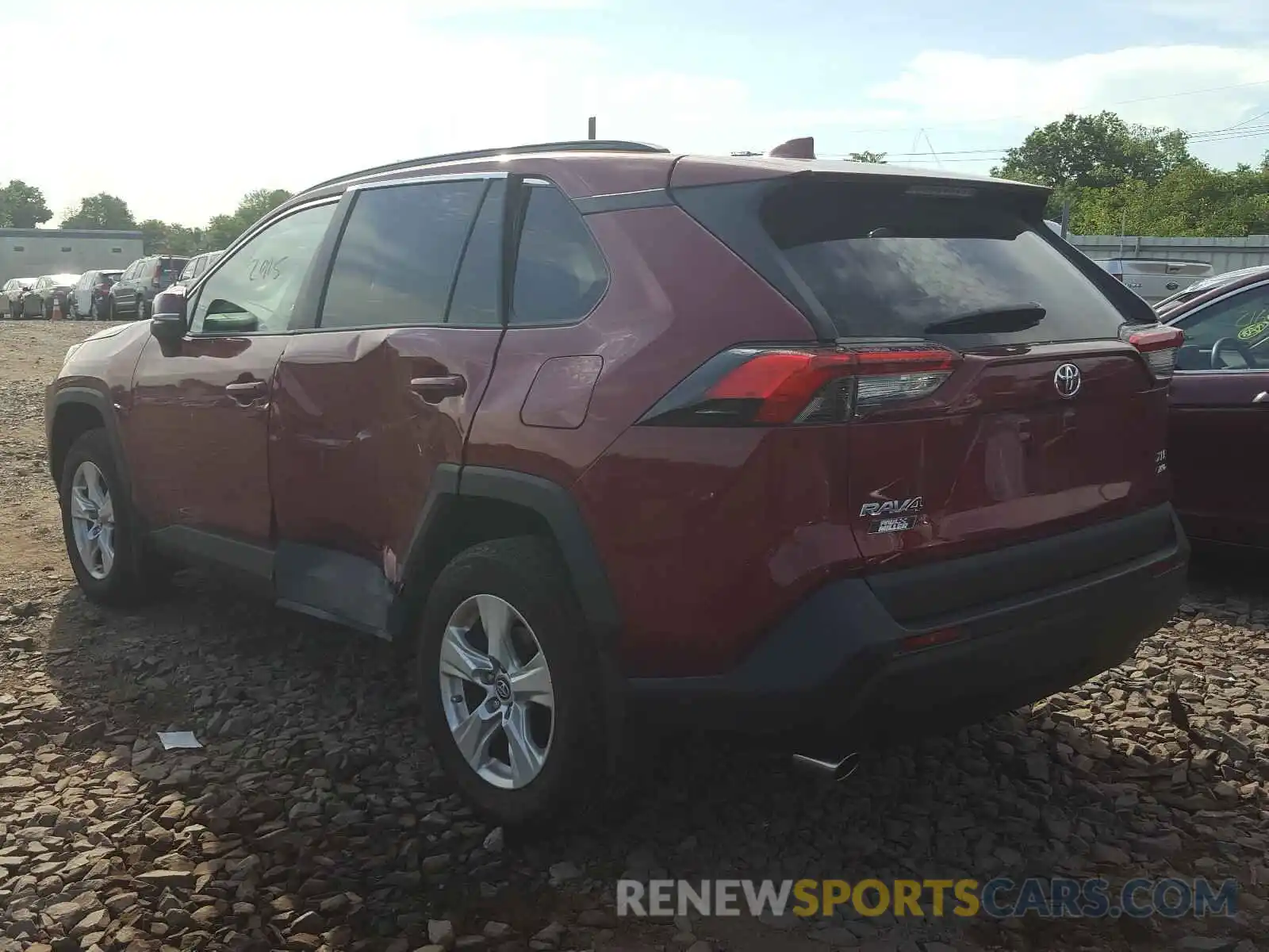 3 Photograph of a damaged car 2T3P1RFV0KC059651 TOYOTA RAV4 2019