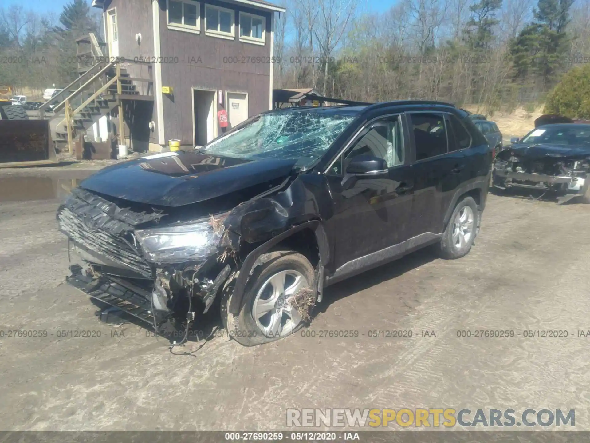 2 Фотография поврежденного автомобиля 2T3P1RFV0KW012988 TOYOTA RAV4 2019