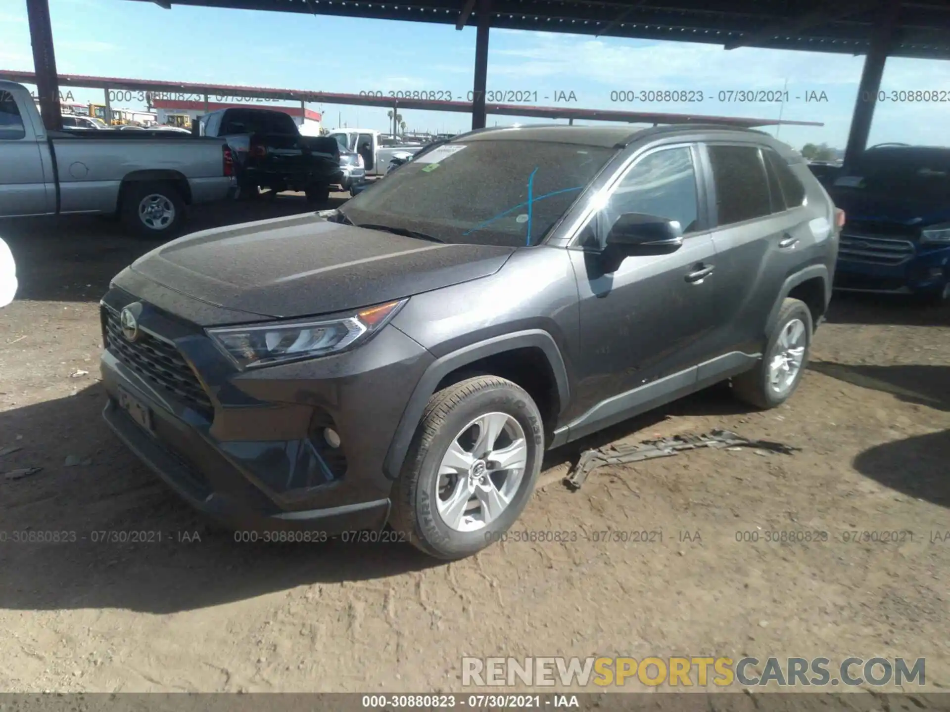 2 Photograph of a damaged car 2T3P1RFV0KW014109 TOYOTA RAV4 2019