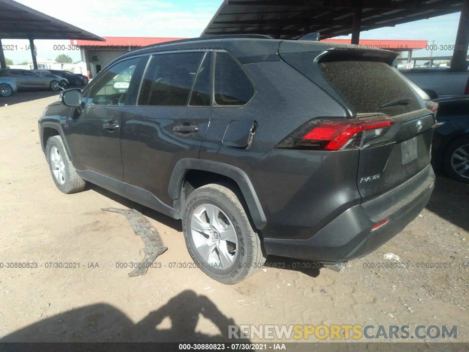 3 Фотография поврежденного автомобиля 2T3P1RFV0KW014109 TOYOTA RAV4 2019