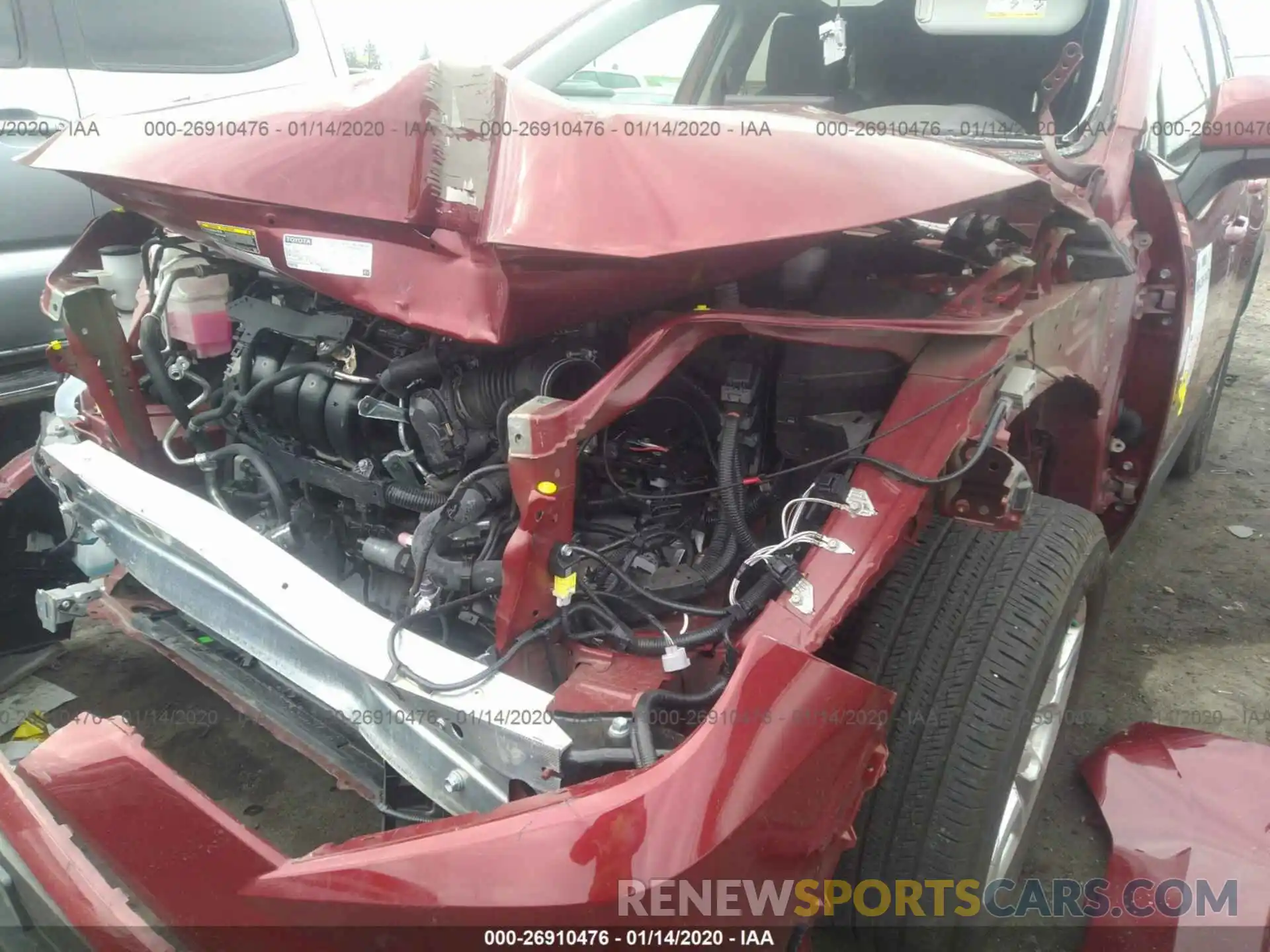 6 Photograph of a damaged car 2T3P1RFV0KW016894 TOYOTA RAV4 2019