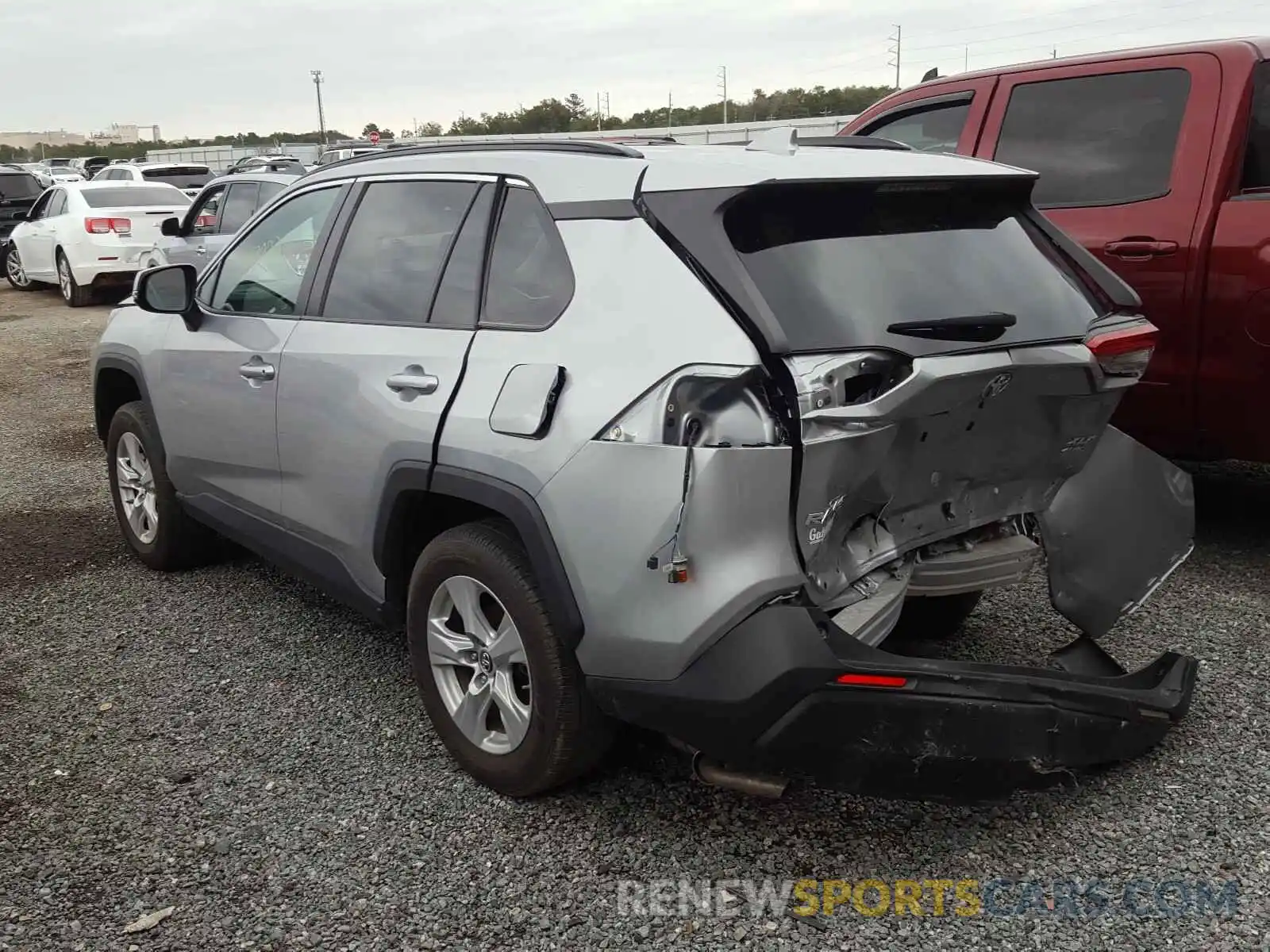 3 Photograph of a damaged car 2T3P1RFV0KW019875 TOYOTA RAV4 2019